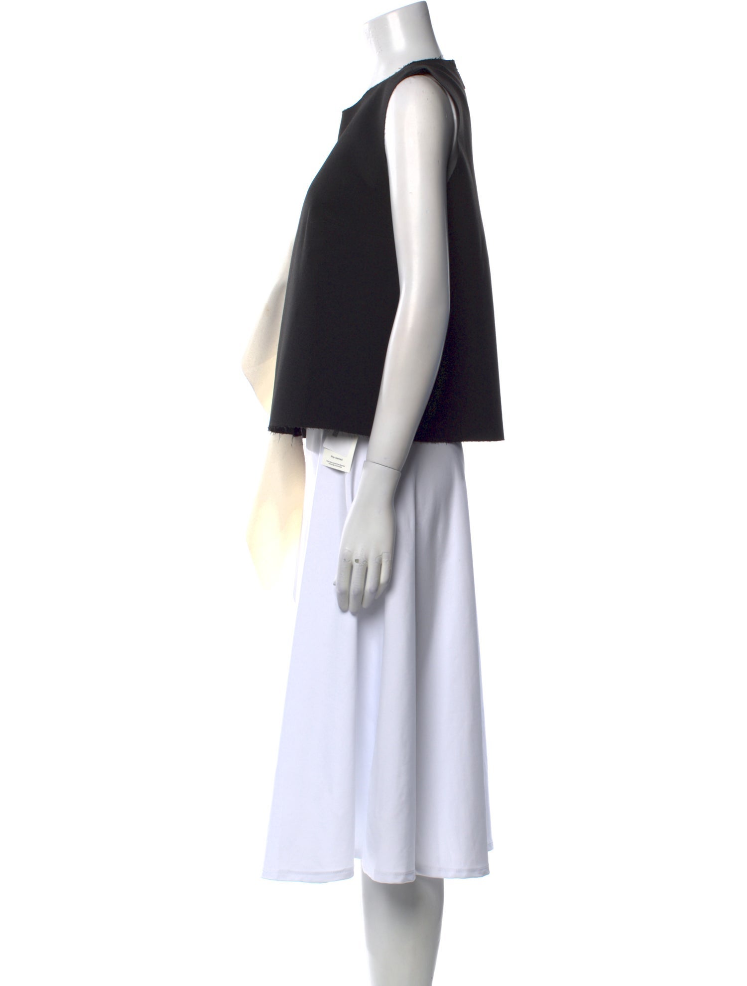 MSGM Colorblock Pattern Crew Neck Tunic