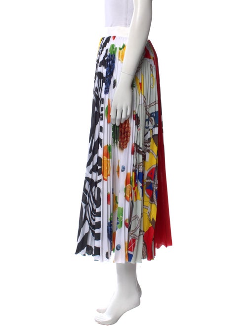 MSGM Printed Midi Length Skirt