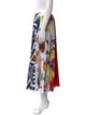 MSGM Printed Midi Length Skirt