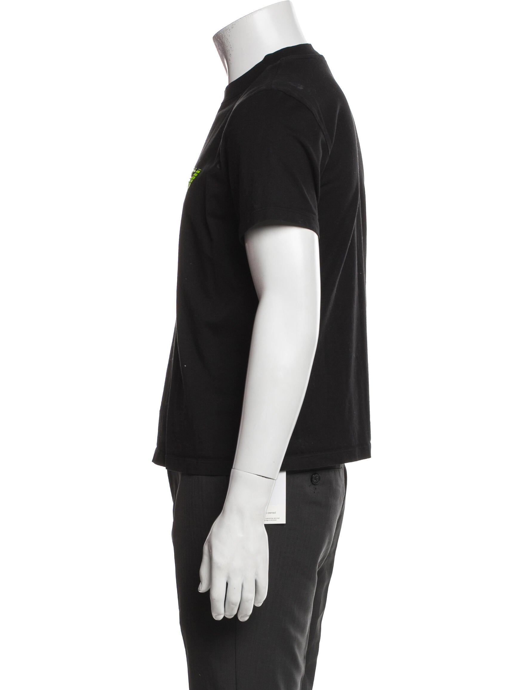 MSGM Graphic Print Crew Neck T-Shirt