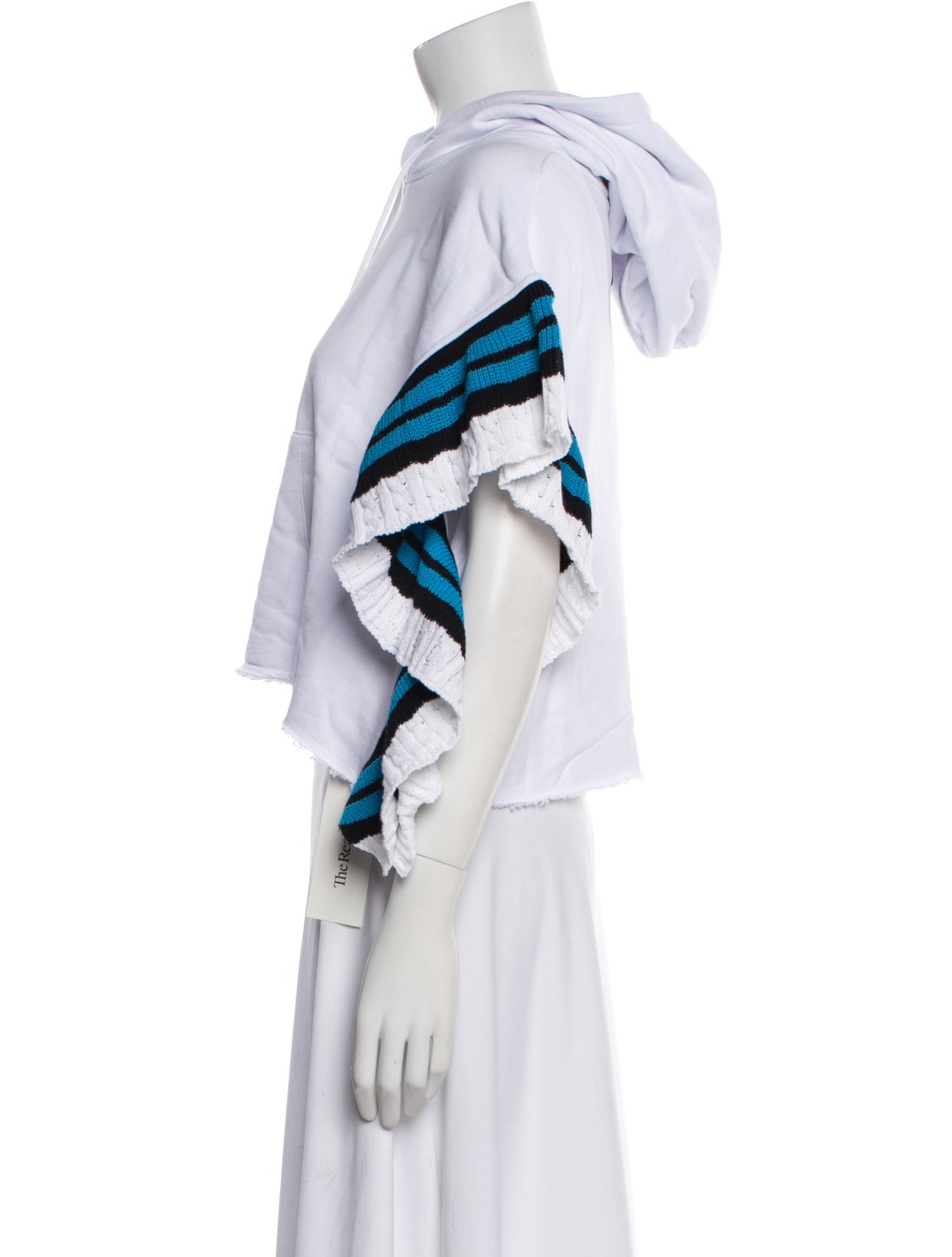 MSGM V-Neck Three-Quarter Sleeve Crop Top w/ Tags