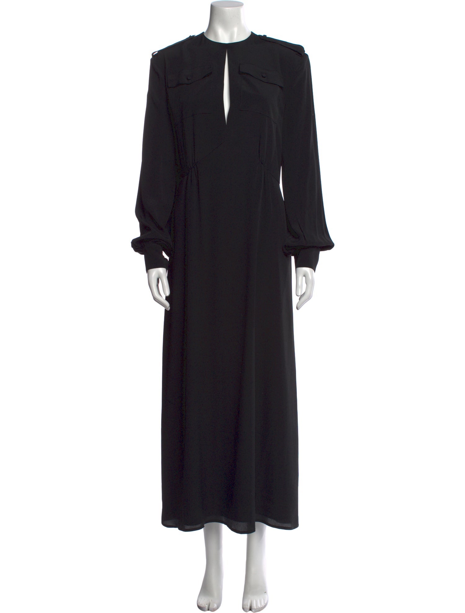 MSGM Crew Neck Long Dress