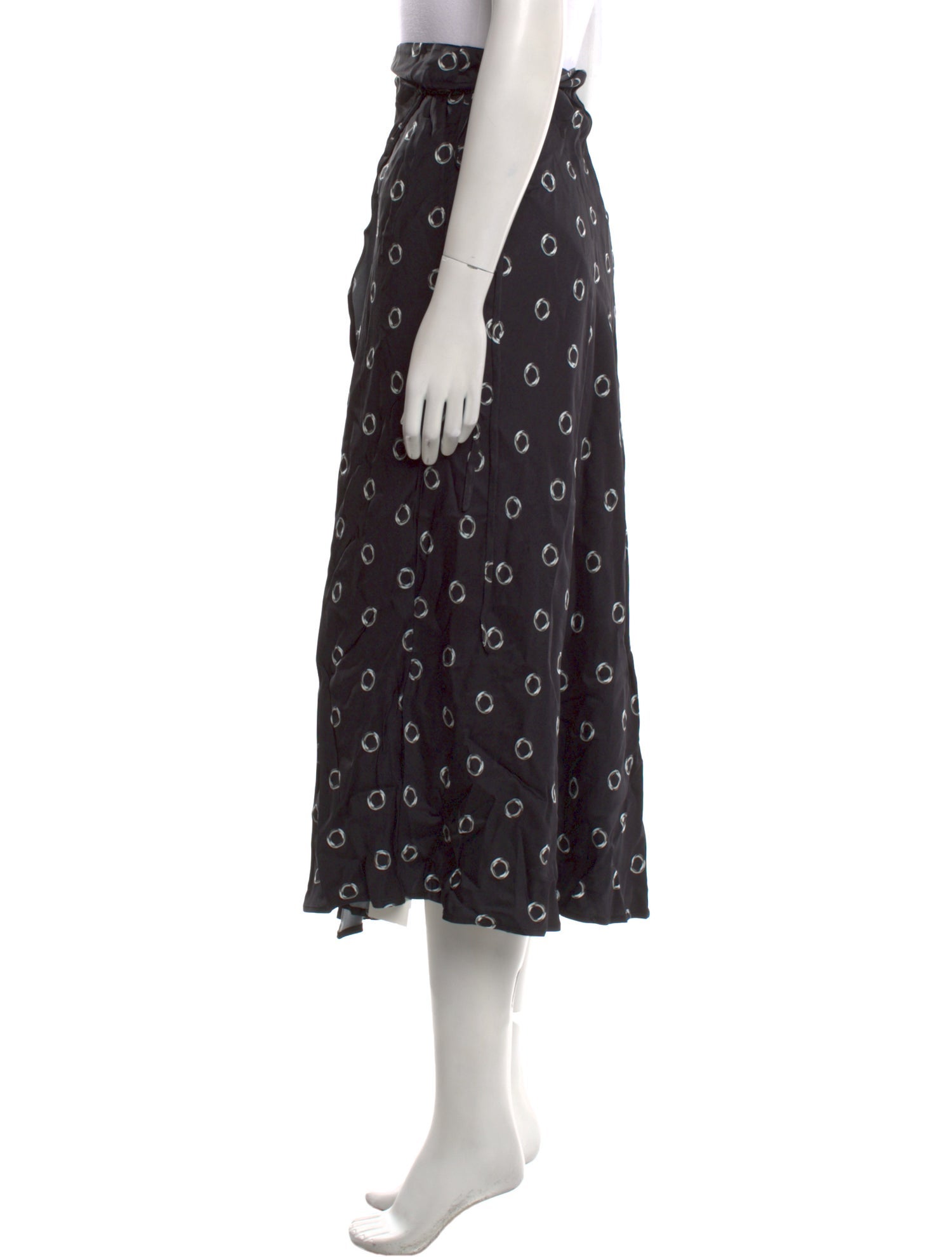 MSGM Polka Dot Print Midi Length Skirt w/ Tags