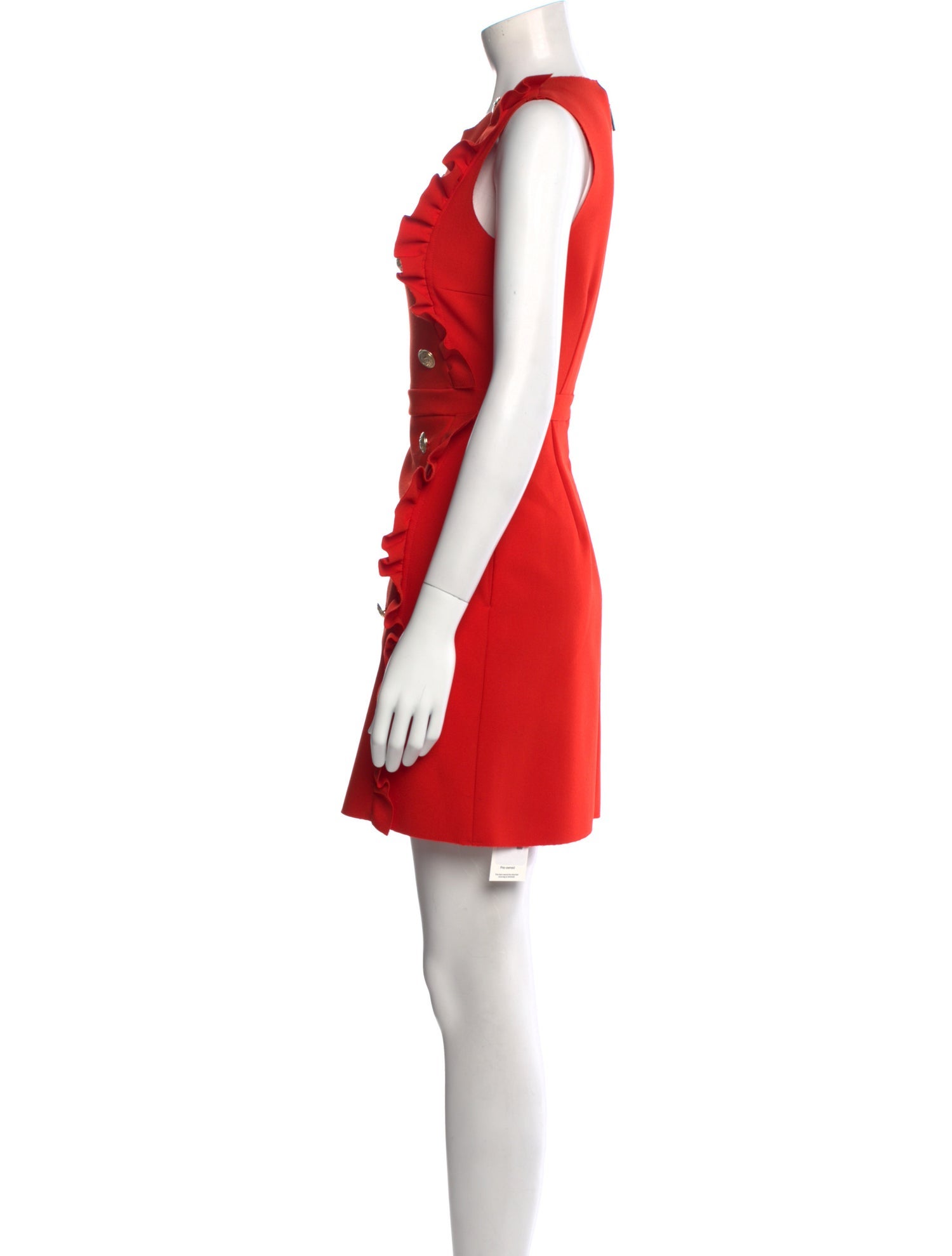 MSGM Crew Neck Mini Dress