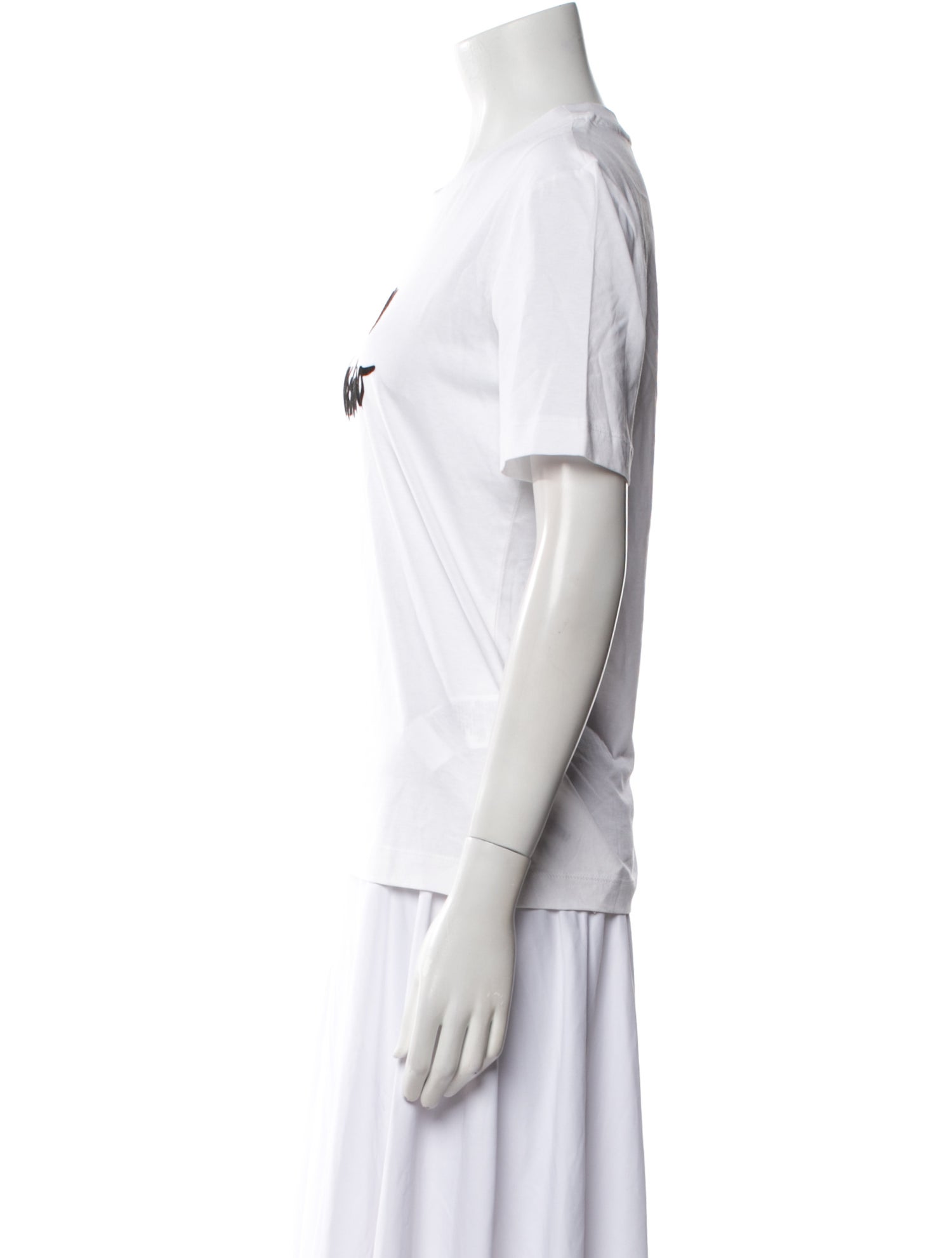 MSGM Graphic Print Crew Neck T-Shirt w/ Tags