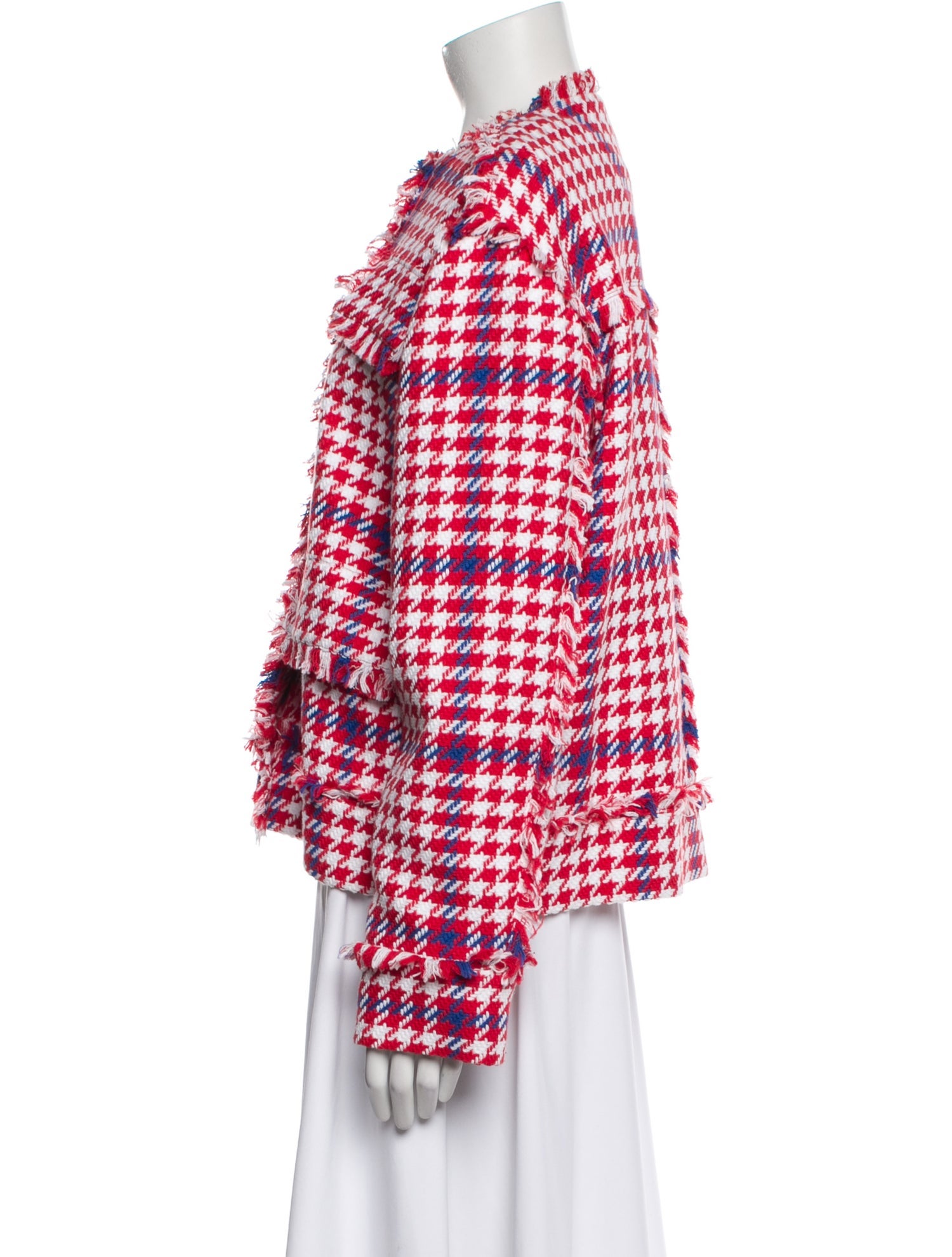 MSGM Plaid Print Jacket