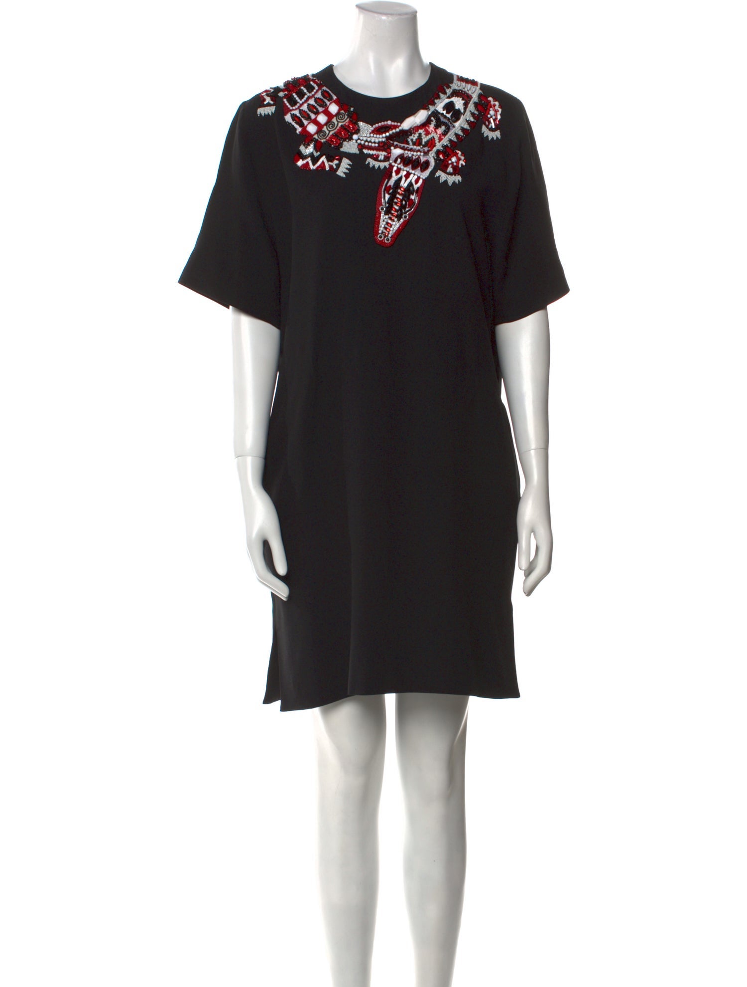 MSGM Crew Neck Mini Dress