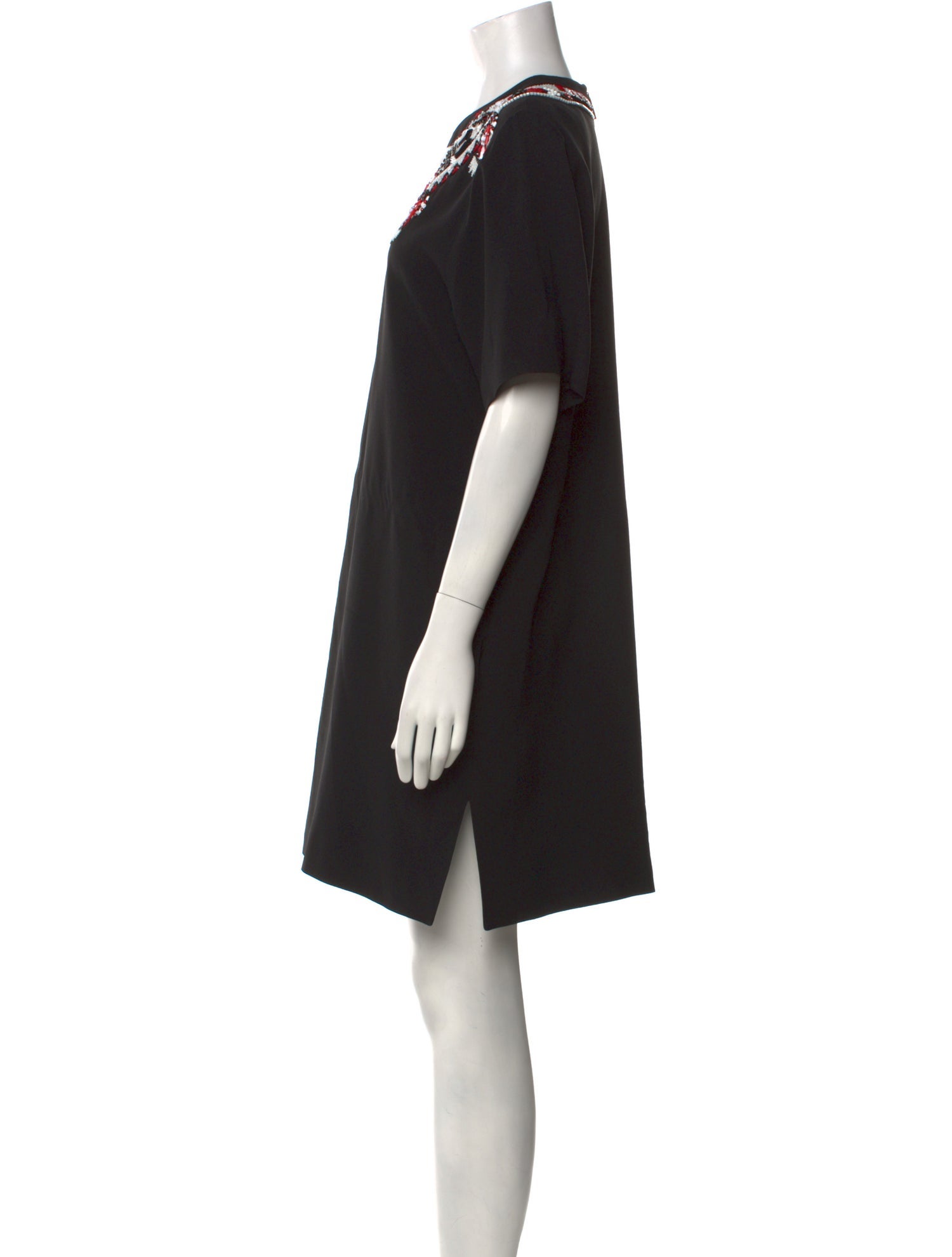 MSGM Crew Neck Mini Dress