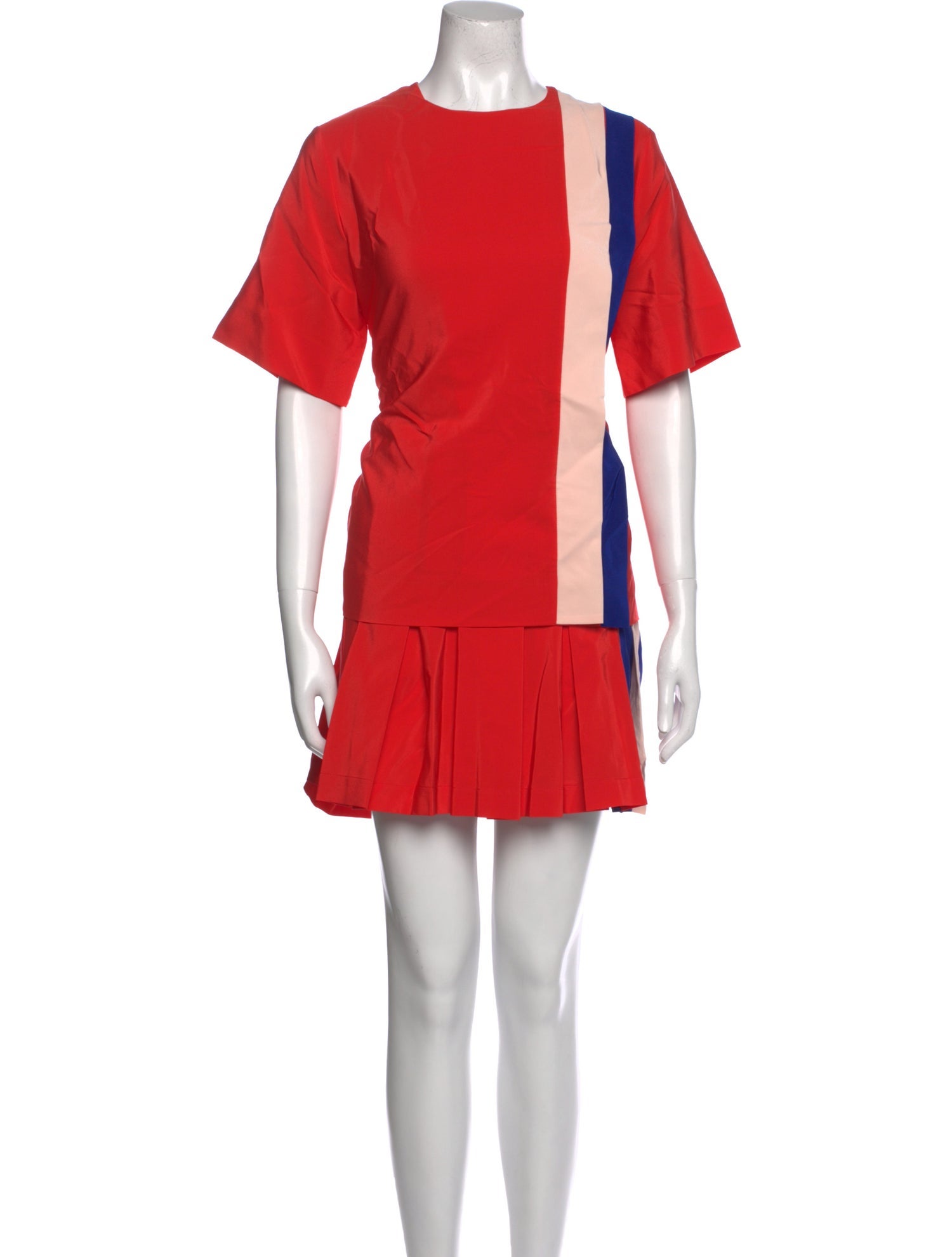 MSGM Silk Knee-Length Dress