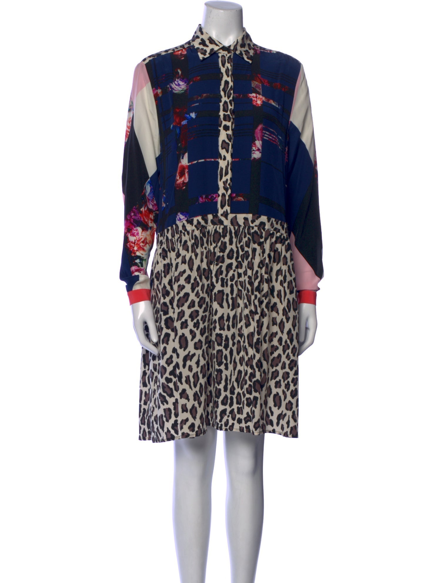 MSGM Silk Mini Dress