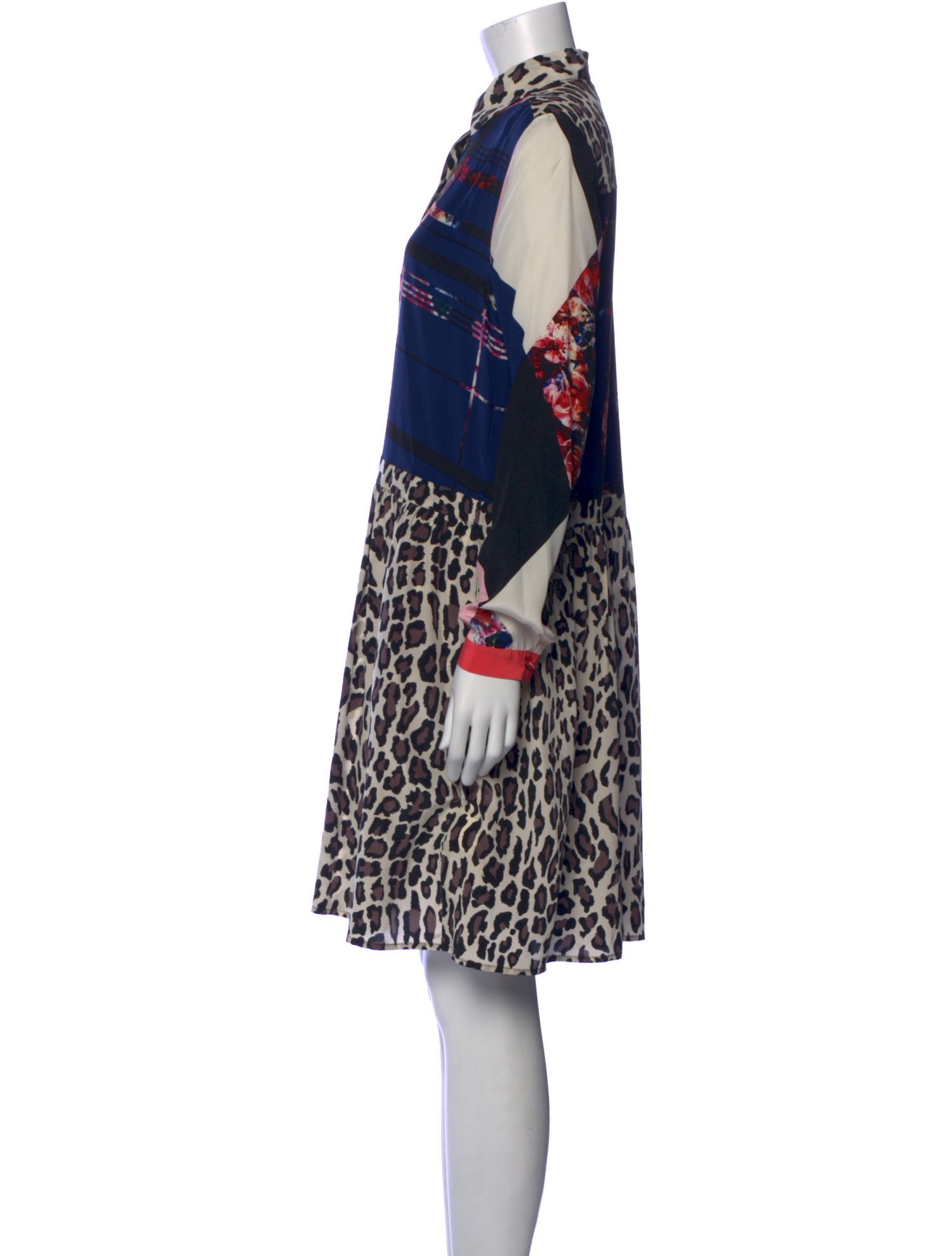 MSGM Silk Mini Dress