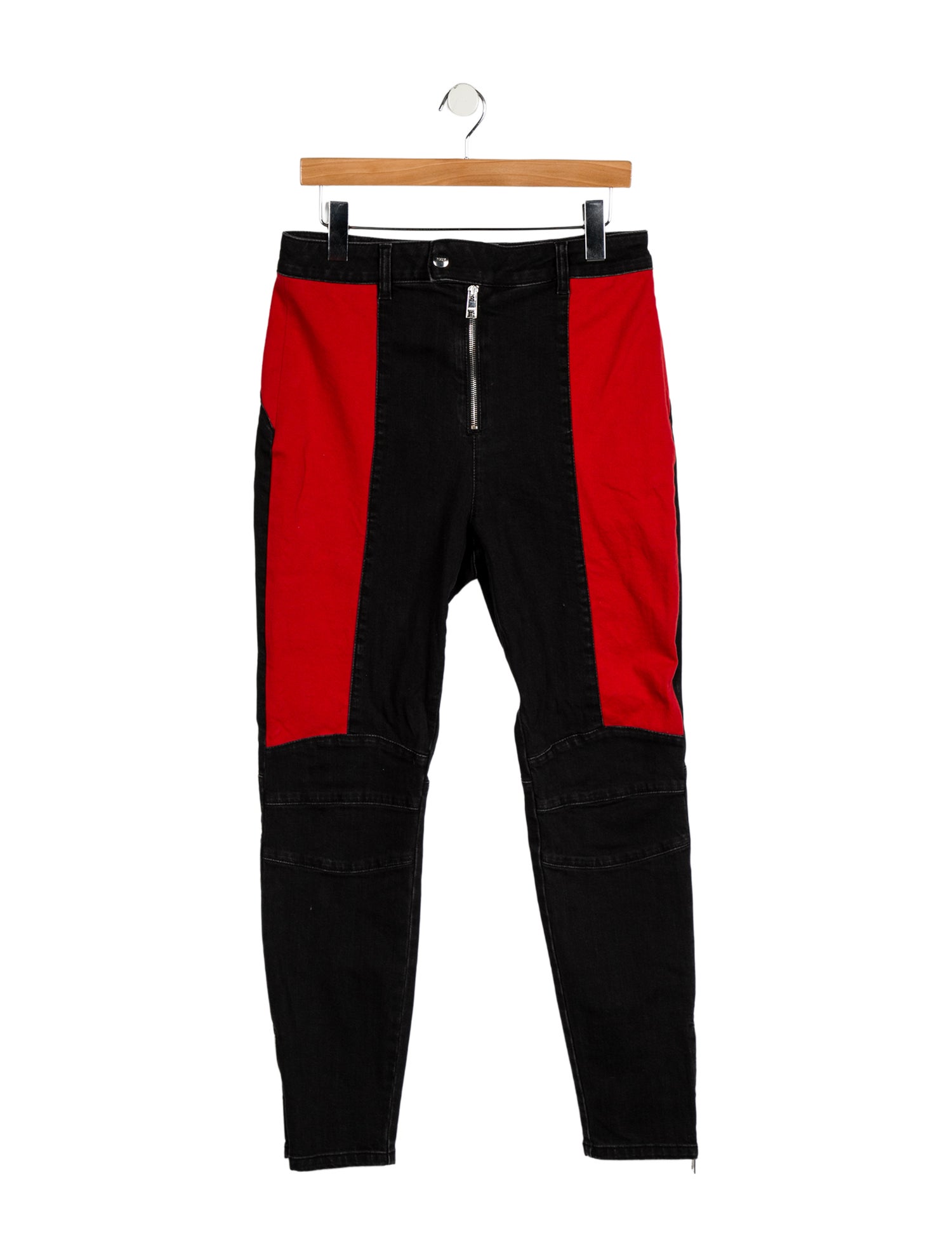 MSGM High-Rise Straight Leg Jeans