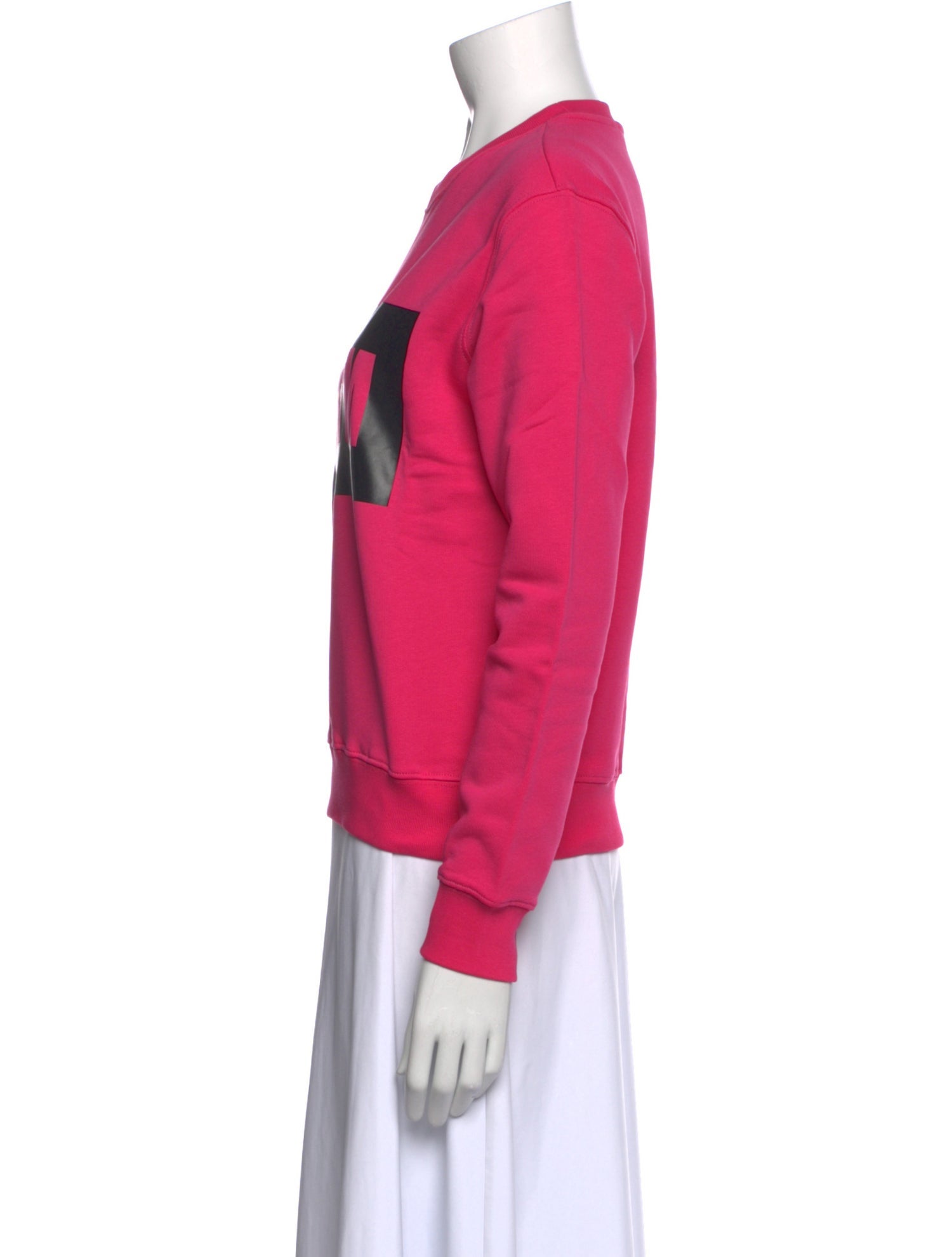 MSGM Graphic Print Crew Neck Sweatshirt