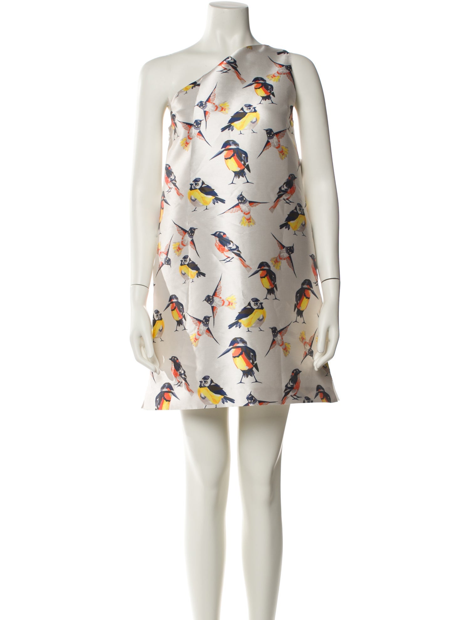 MSGM Floral Print Mini Dress