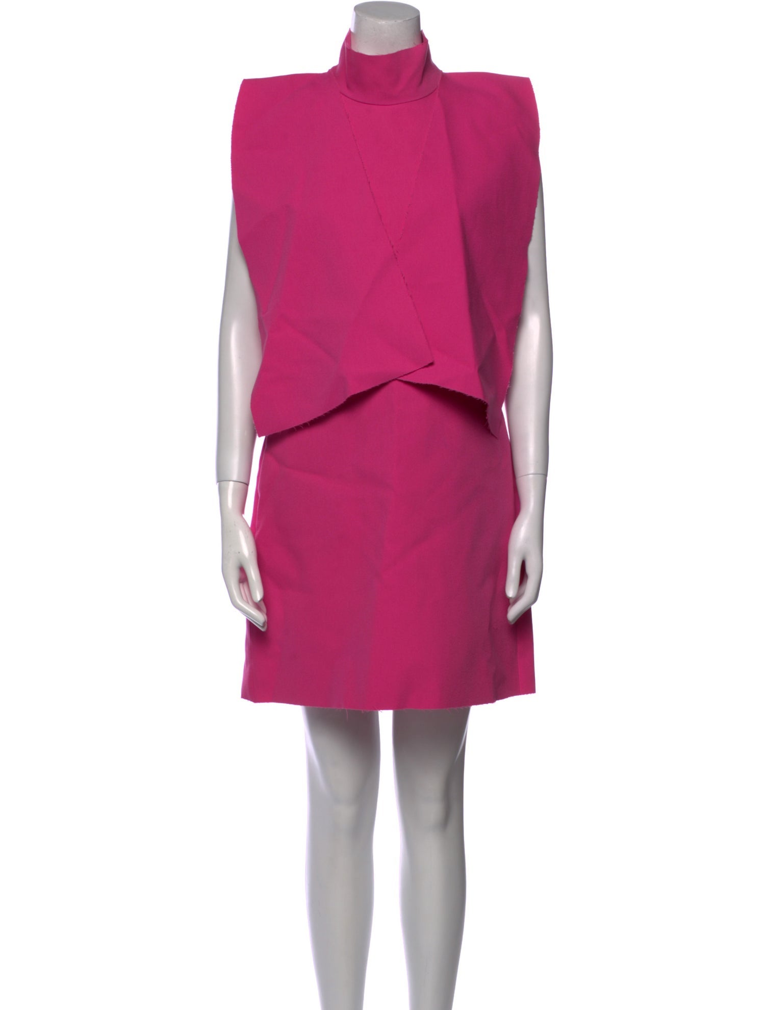 MSGM Mock Neck Mini Dress