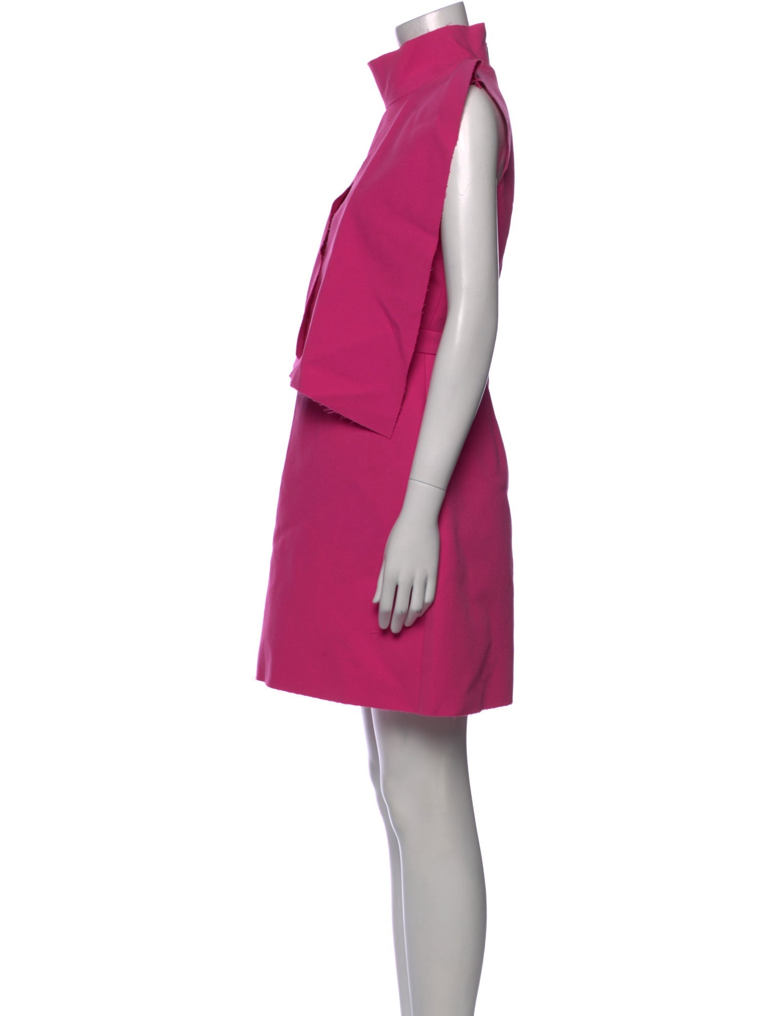 MSGM Mock Neck Mini Dress