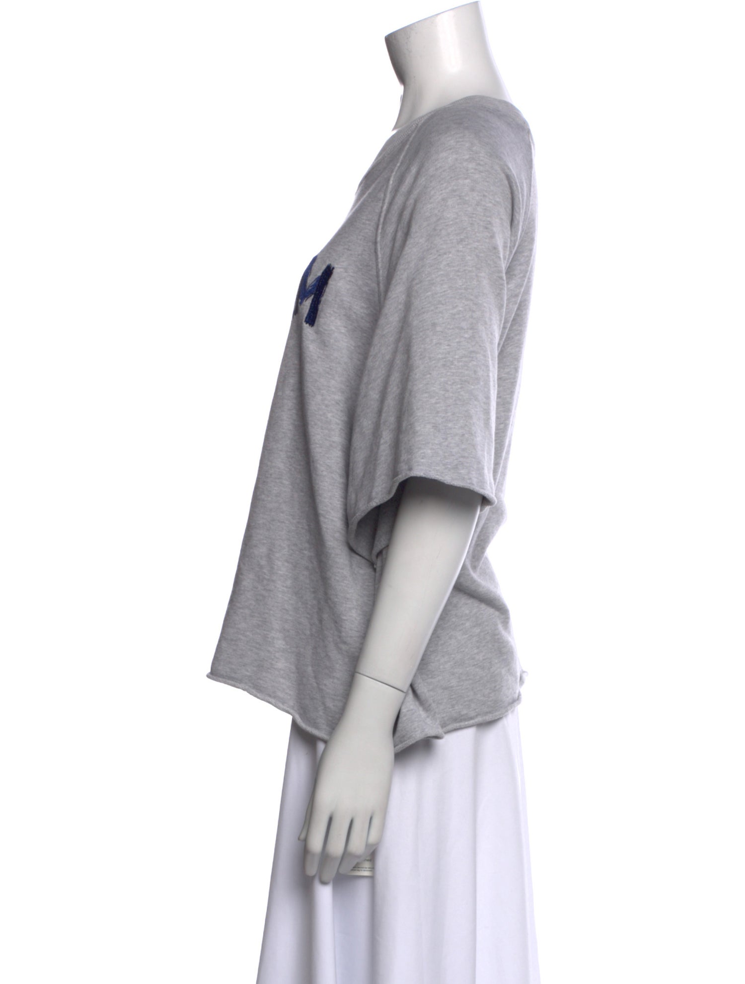 MSGM Graphic Print Crew Neck T-Shirt