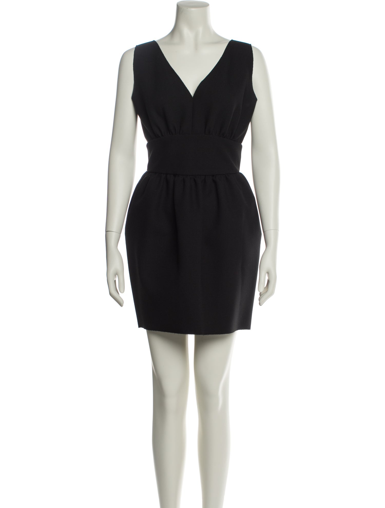 MSGM V-Neck Mini Dress