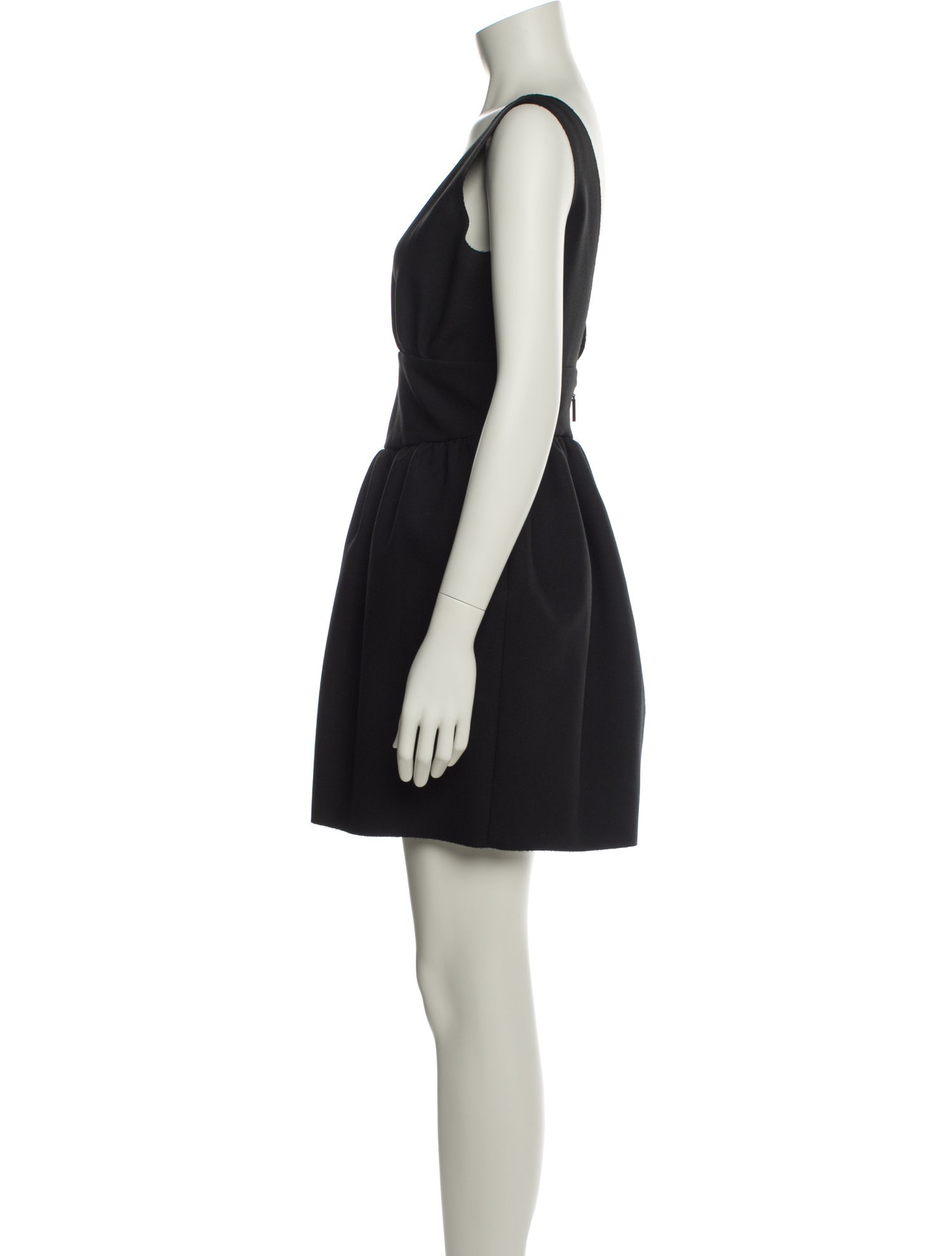 MSGM V-Neck Mini Dress