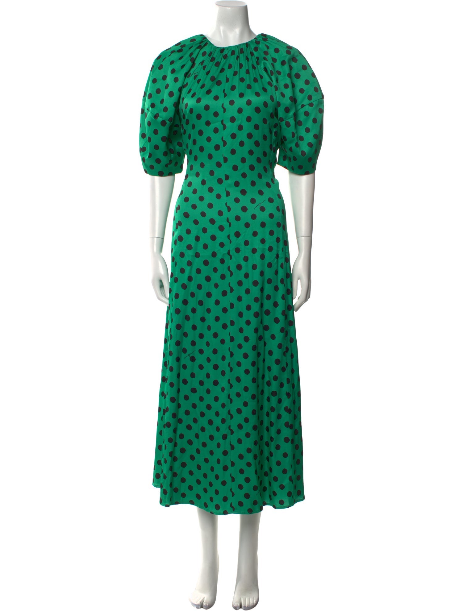MSGM Polka Dot Print Long Dress