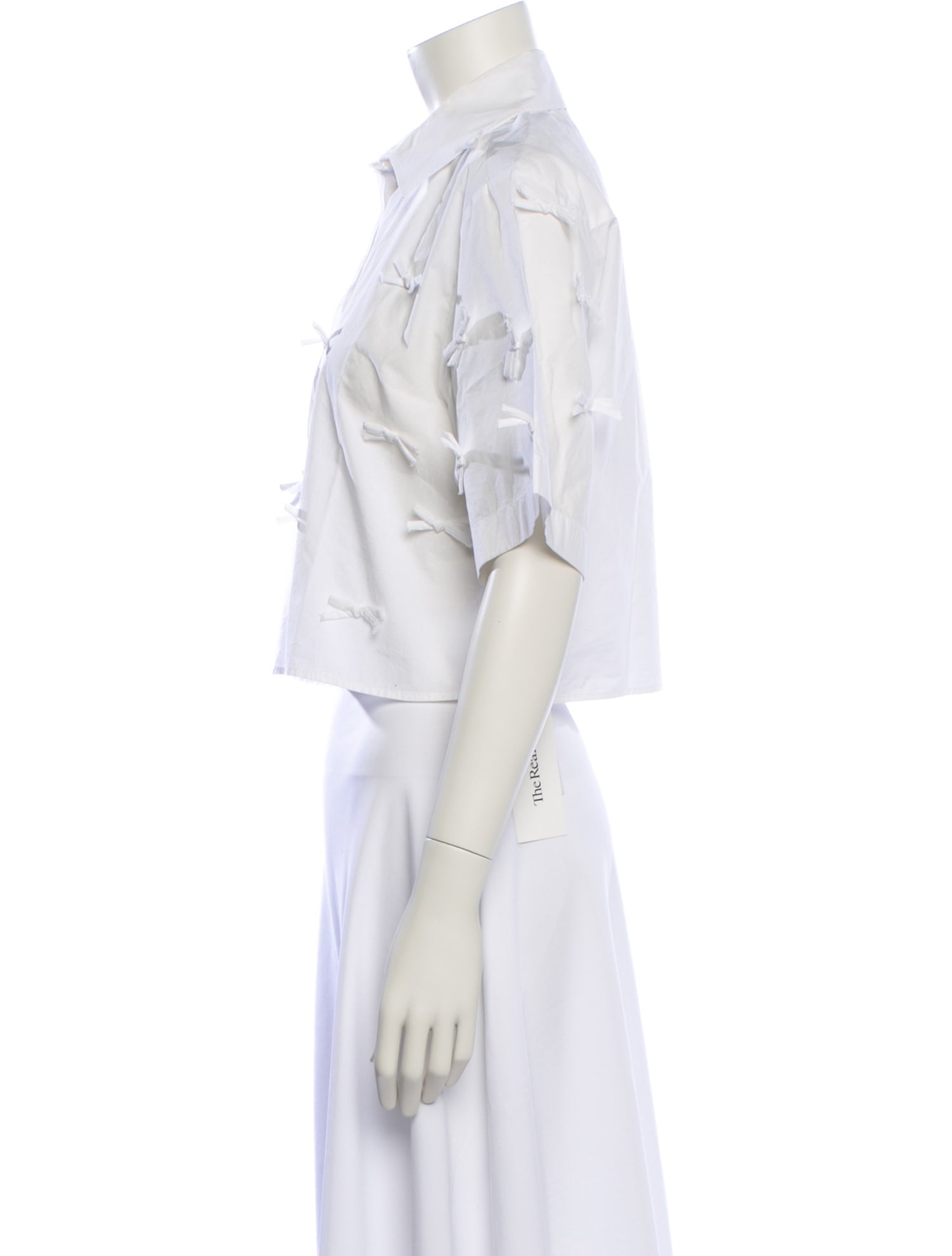 MSGM Short Sleeve Crop Top