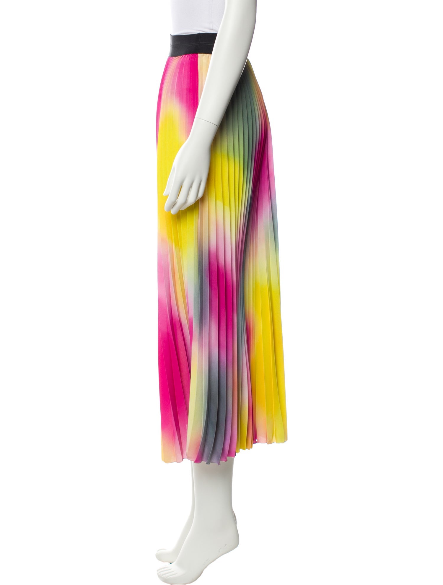 MSGM Printed Midi Length Skirt