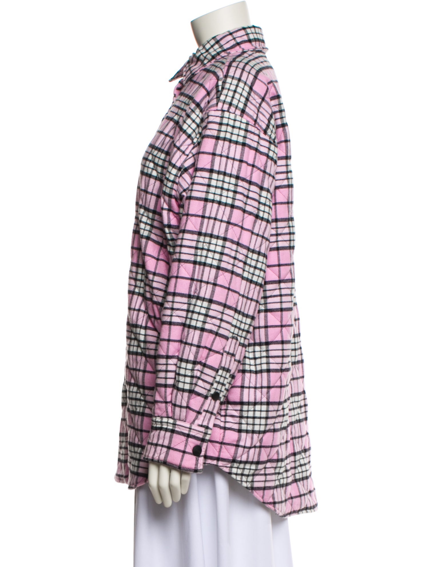 MSGM Plaid Print Jacket