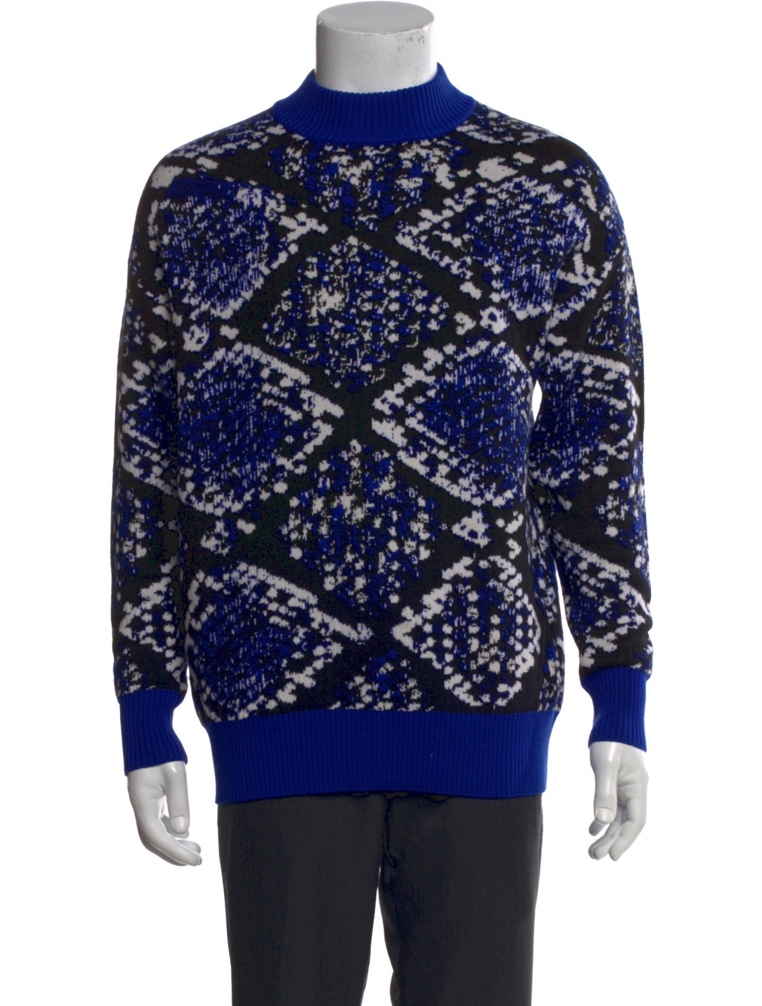 MSGM Printed Turtleneck Pullover