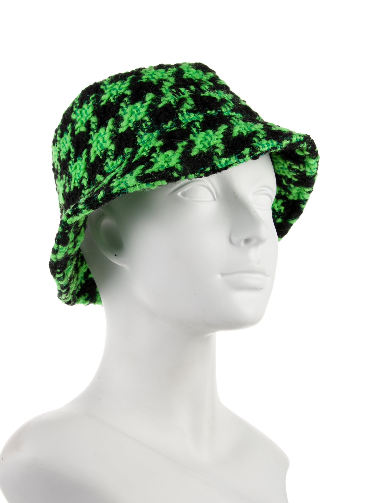 MSGM Wool Patterned Bucket Hat