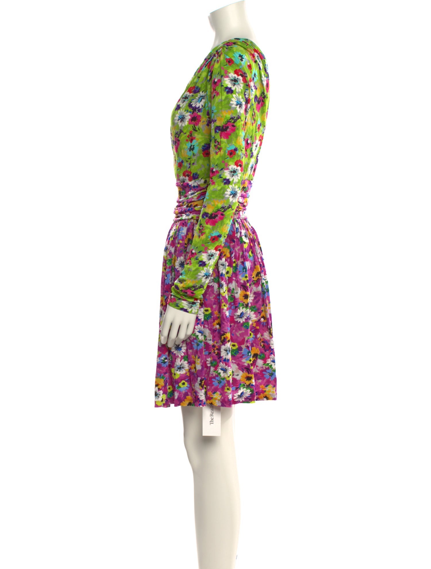 MSGM Floral Print Mini Dress w/ Tags