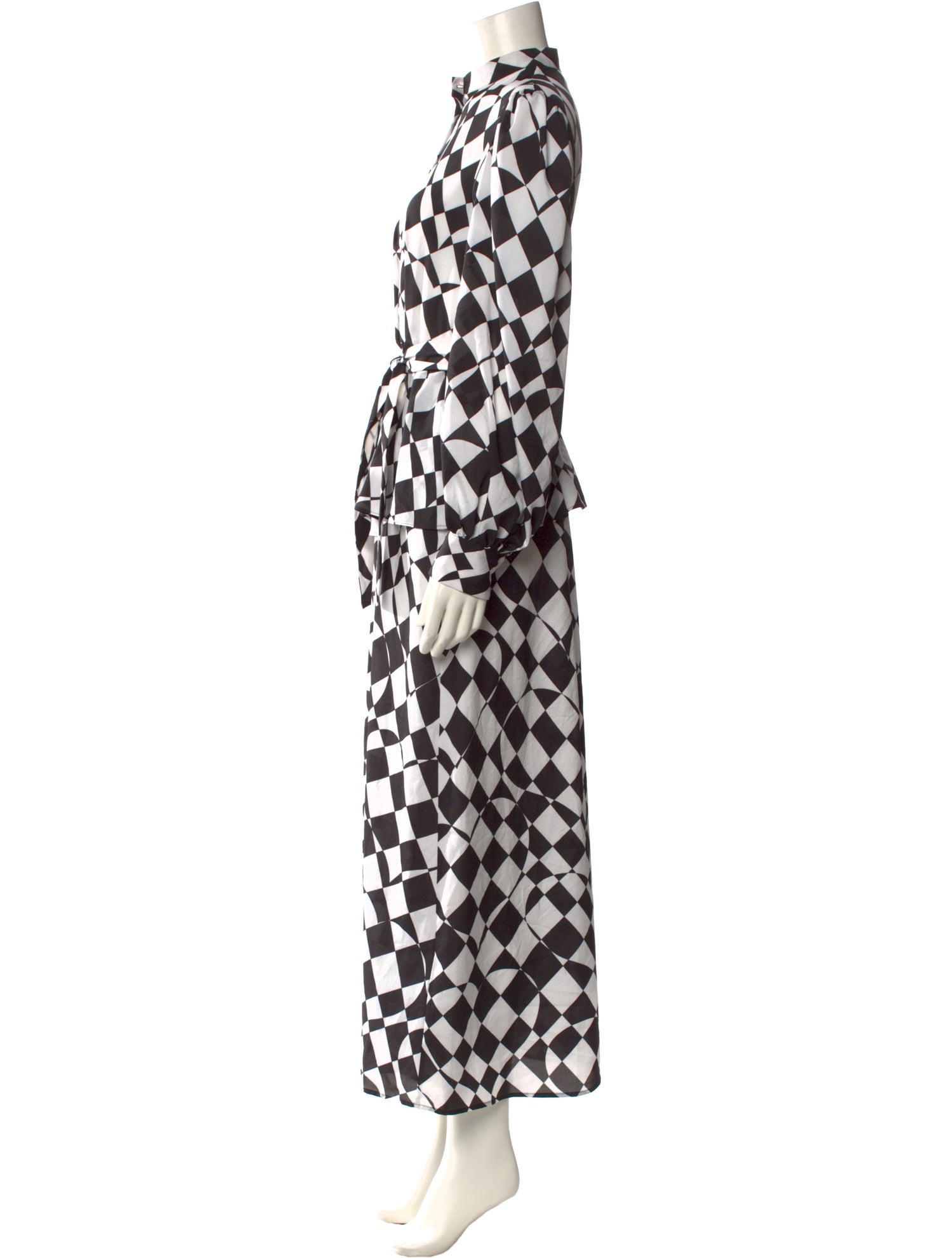 MSGM Printed Long Dress