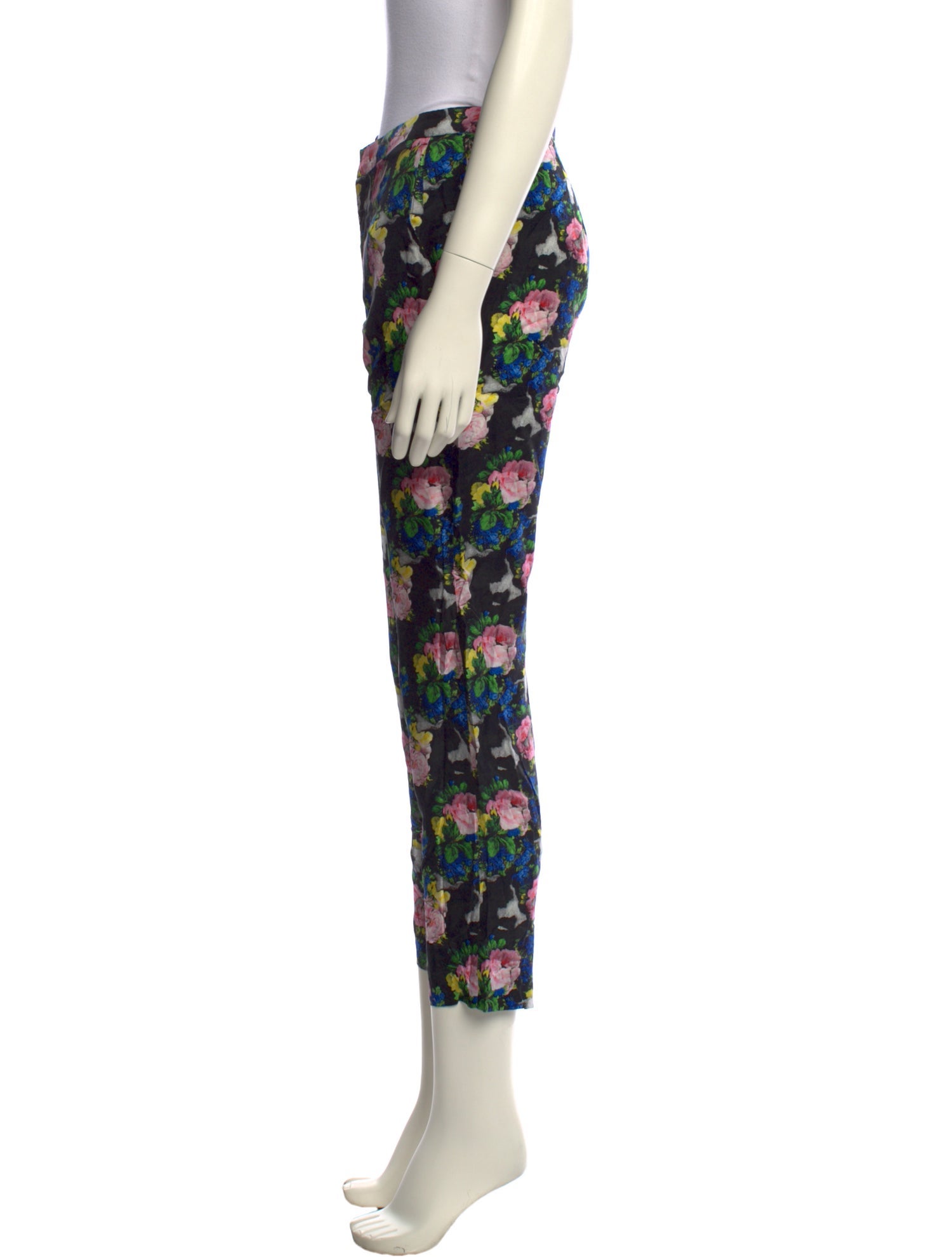 MSGM Silk Straight Leg Pants