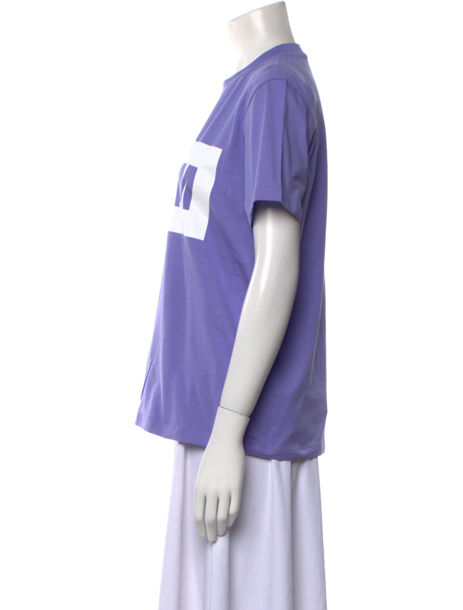 MSGM Graphic Print Crew Neck T-Shirt