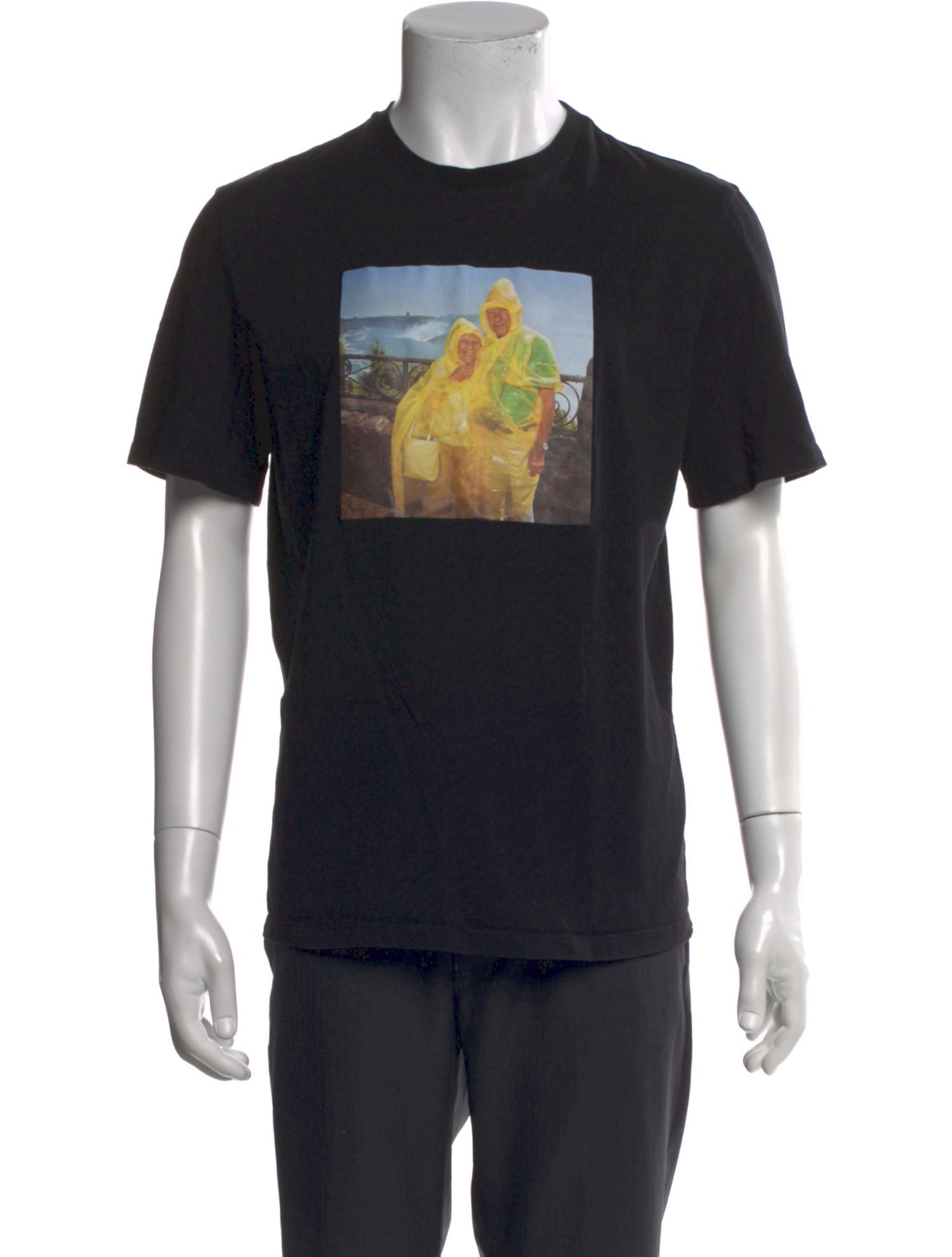 MSGM Graphic Print Crew Neck T-Shirt