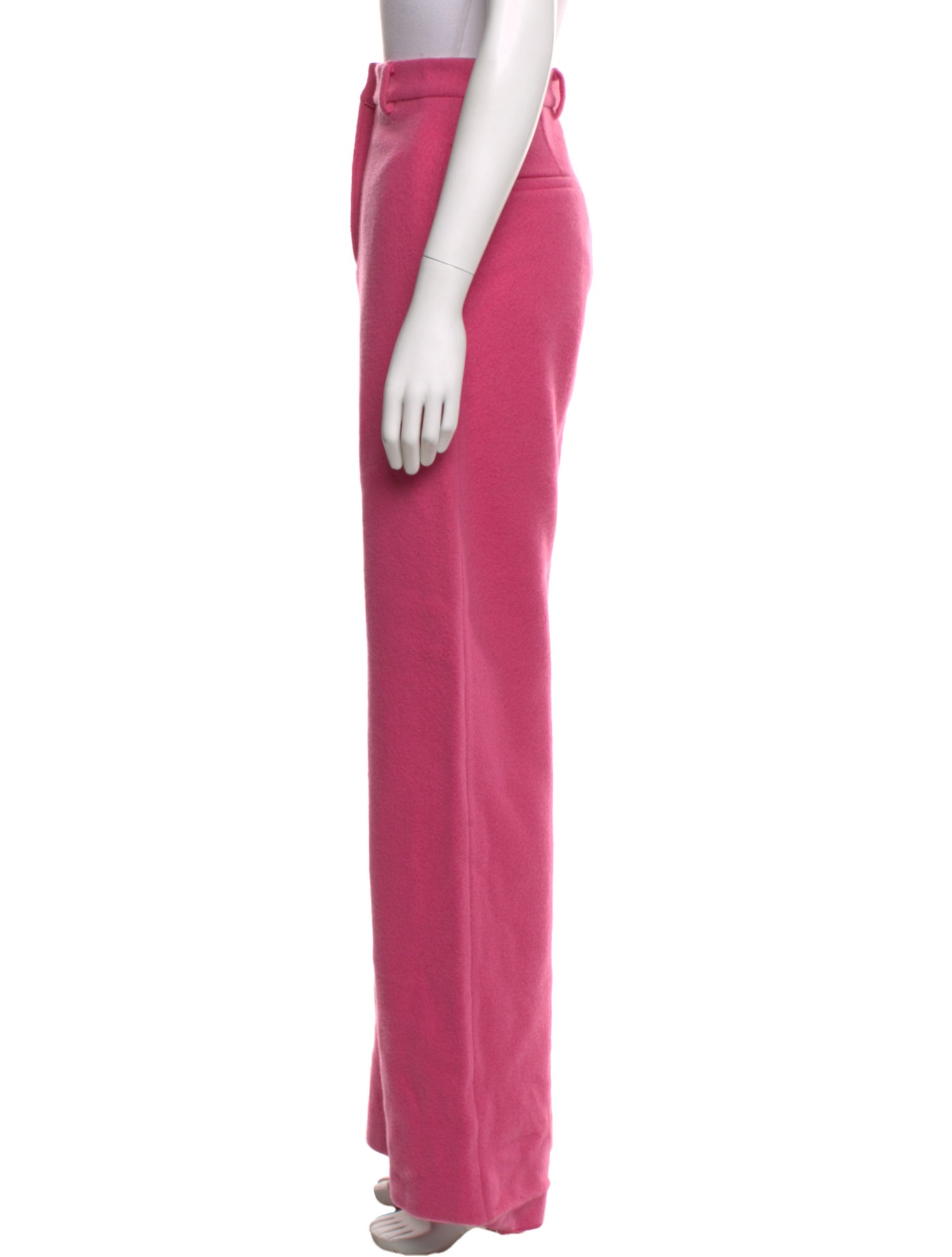 MSGM Virgin Wool Wide Leg Pants