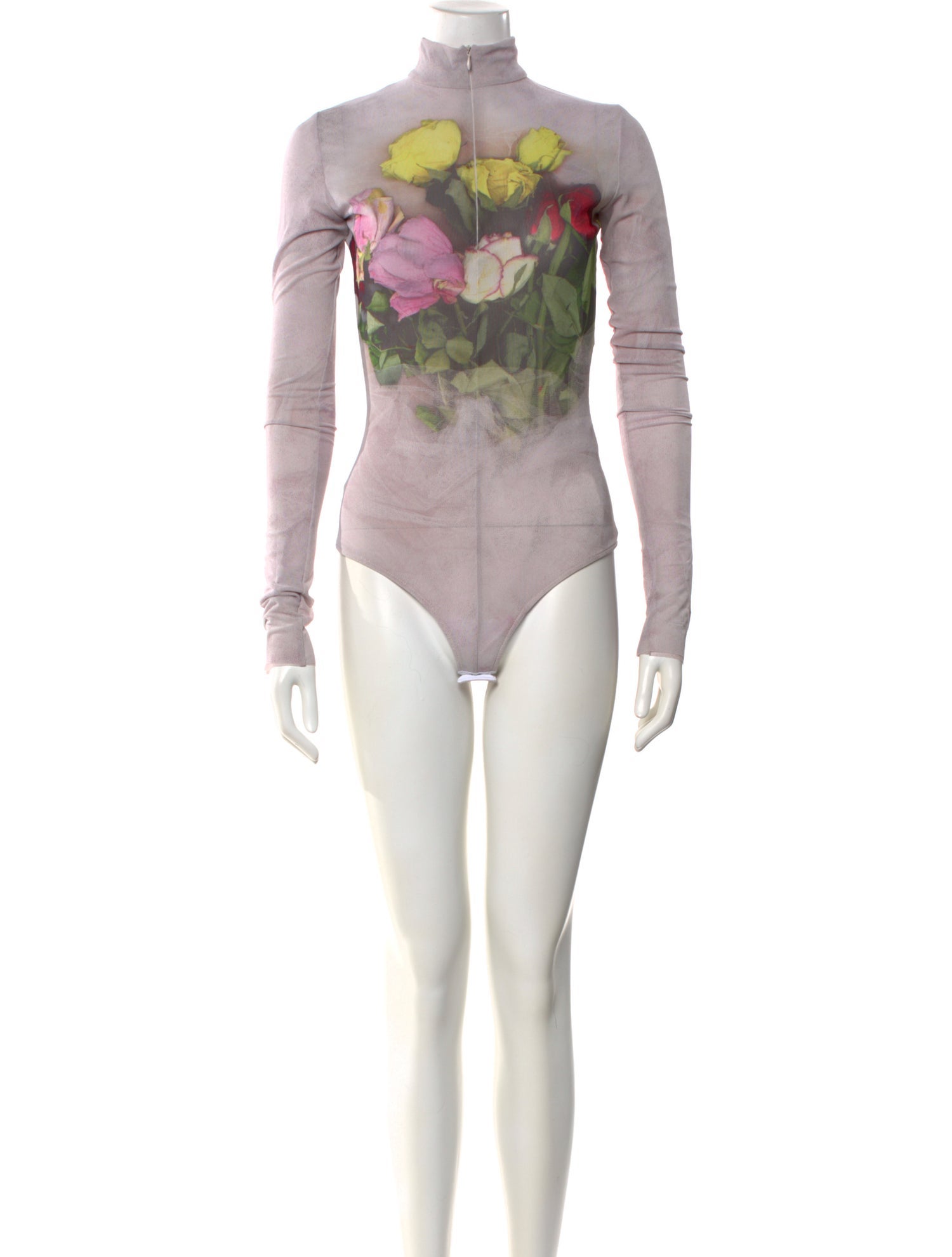 MSGM Nylon Turtleneck Bodysuit