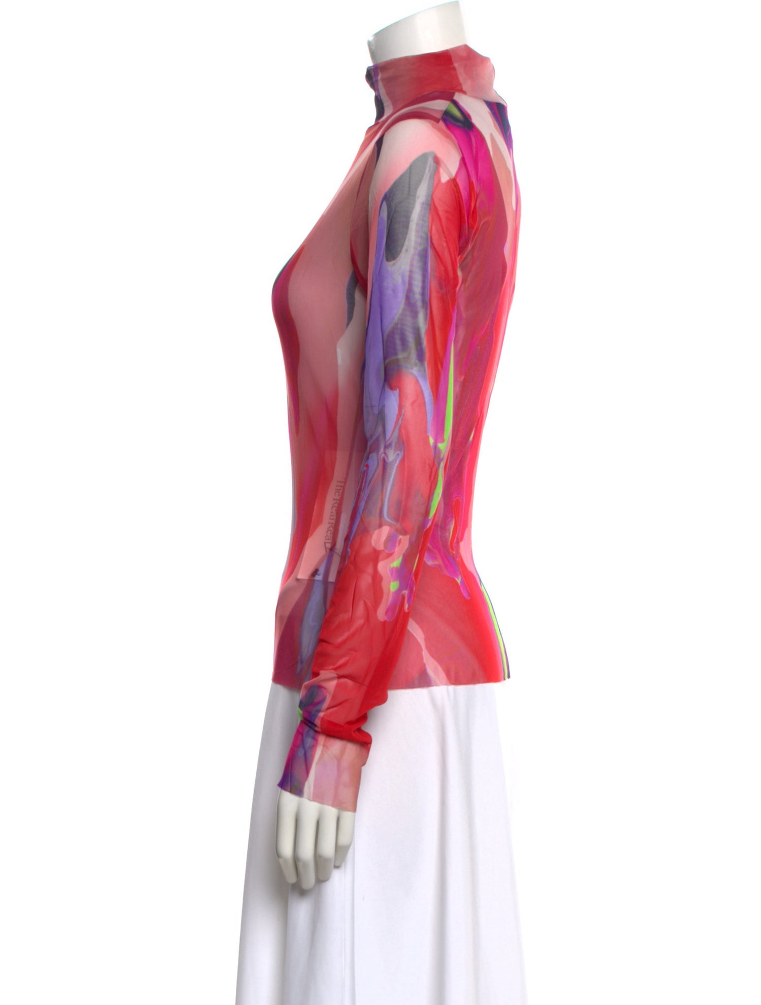 MSGM Printed Turtleneck Sweatshirt