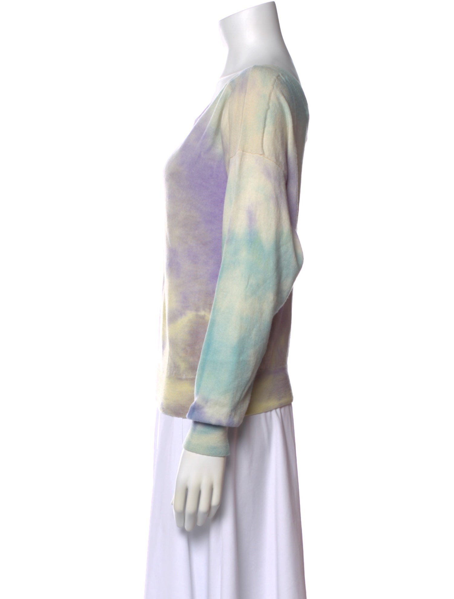 MSGM Virgin Wool Tie-Dye Print Sweater
