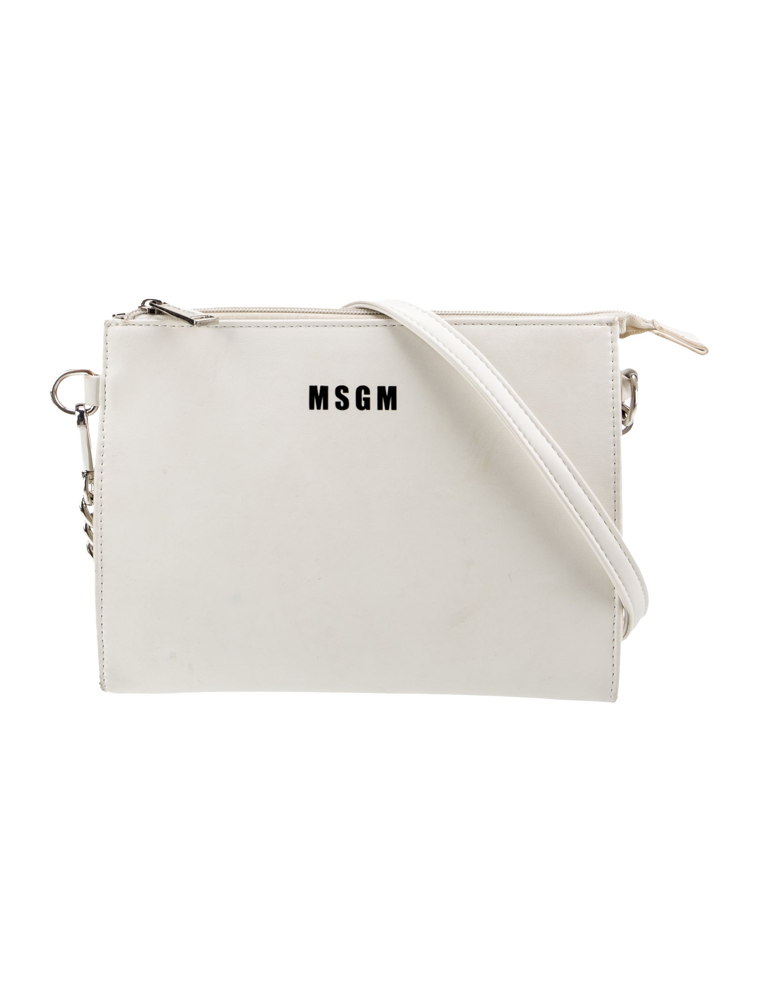 MSGM Leather Shoulder Bag