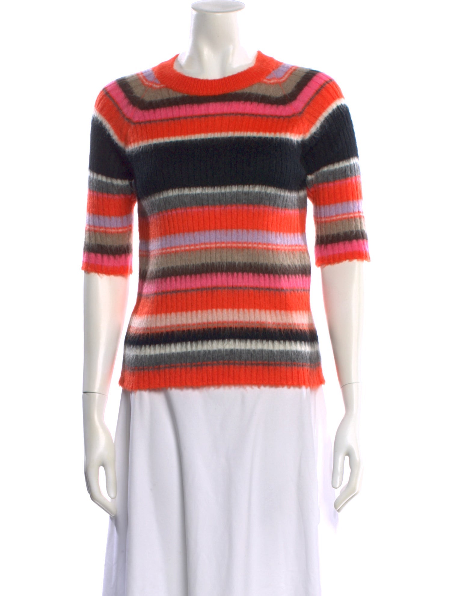 MSGM Striped Crew Neck Sweater