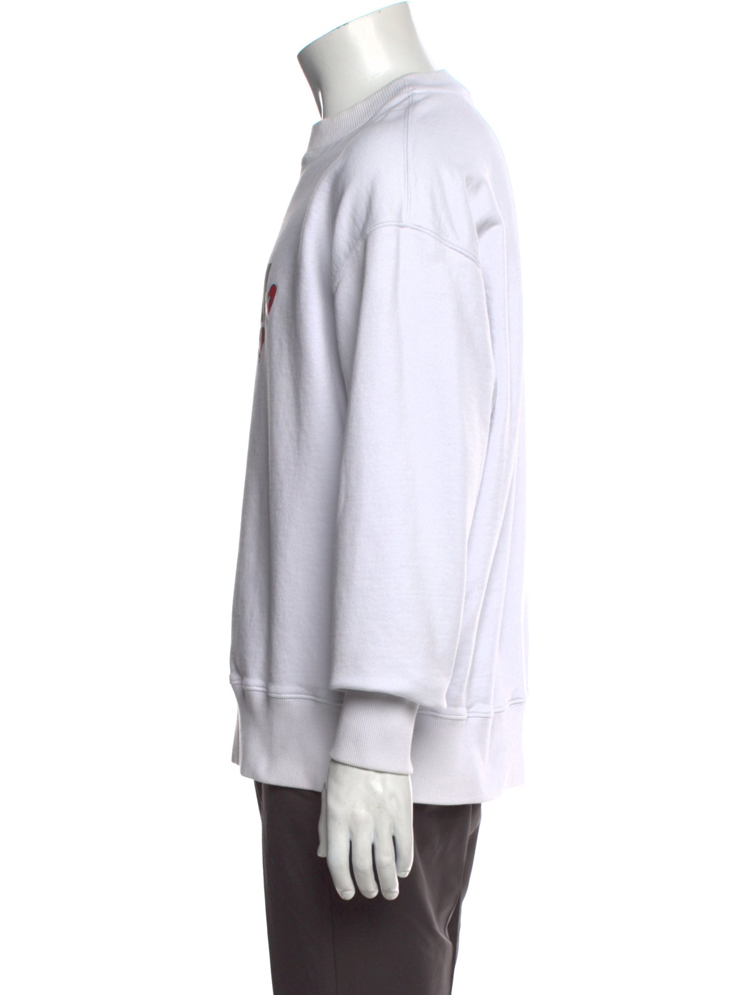 MSGM Graphic Print Crew Neck Sweatshirt
