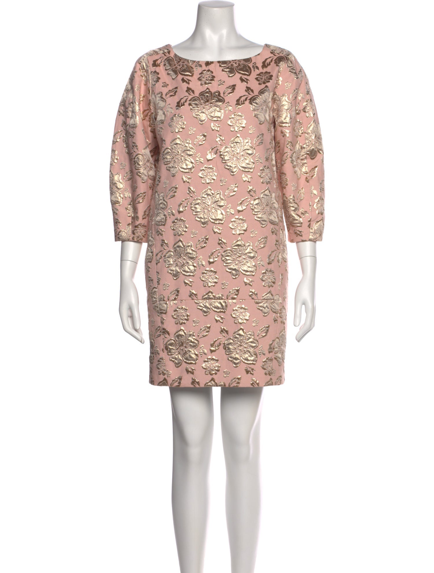 MSGM Floral Print Mini Dress