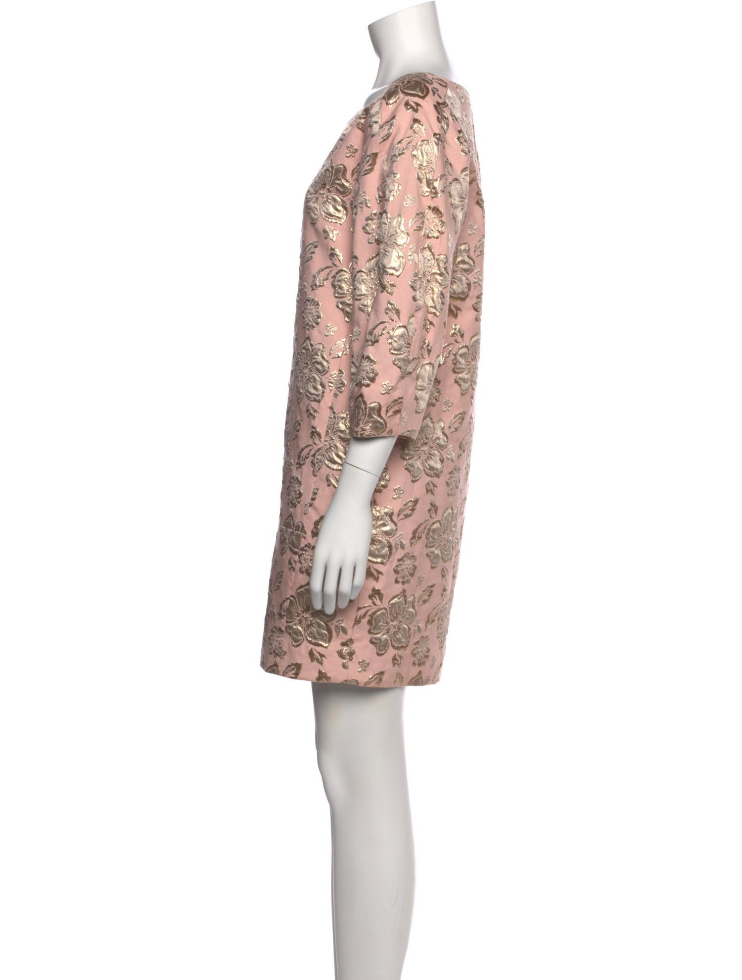 MSGM Floral Print Mini Dress