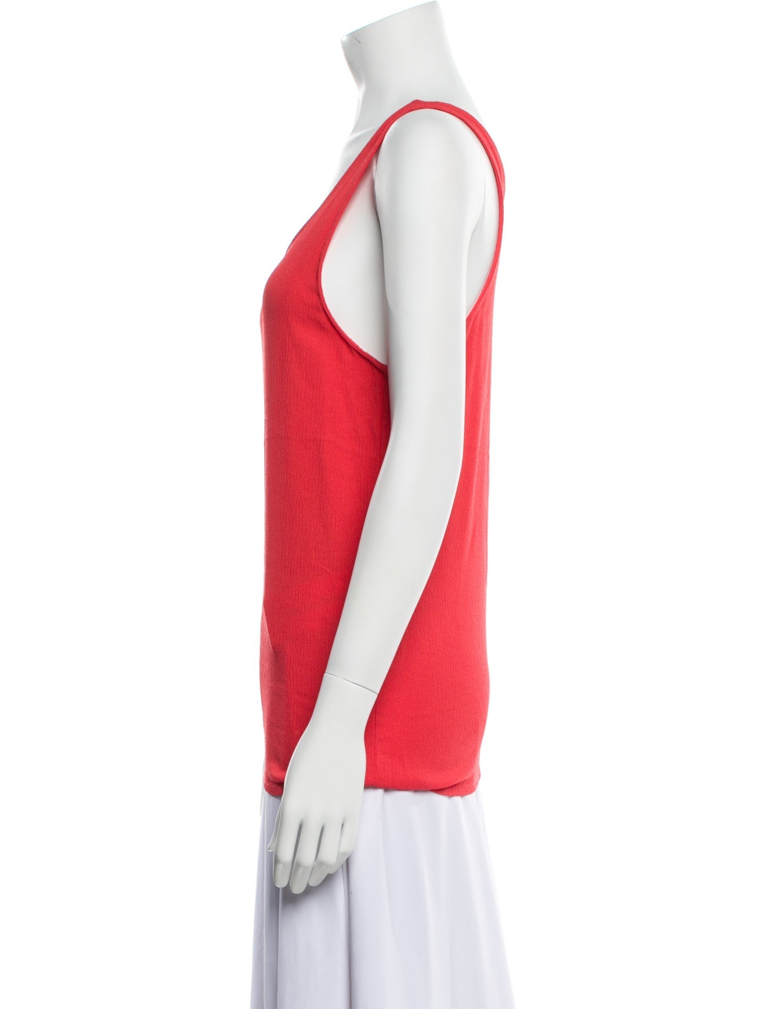 MSGM Scoop Neck Sleeveless Top