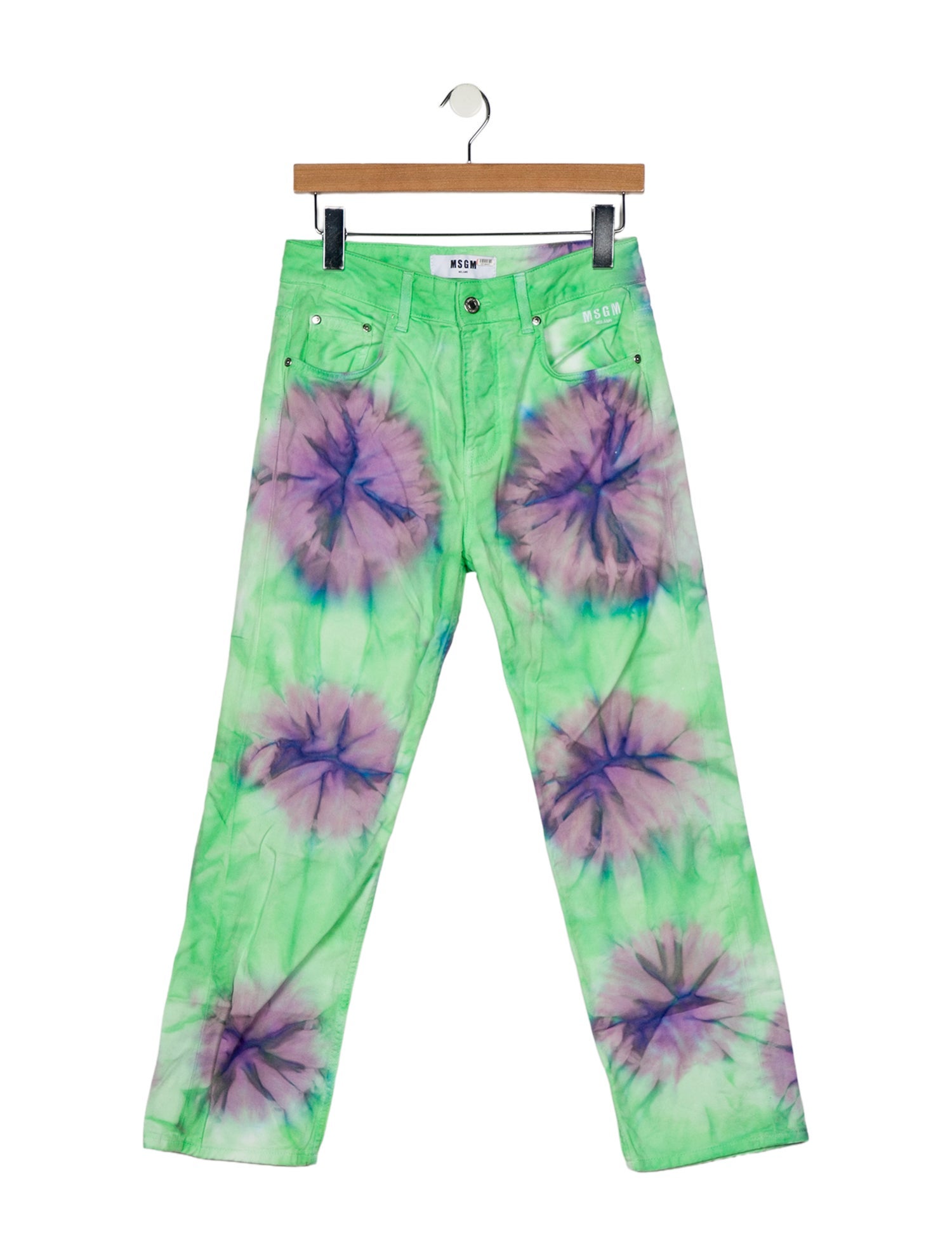 MSGM Mid-Rise Straight Leg Jeans