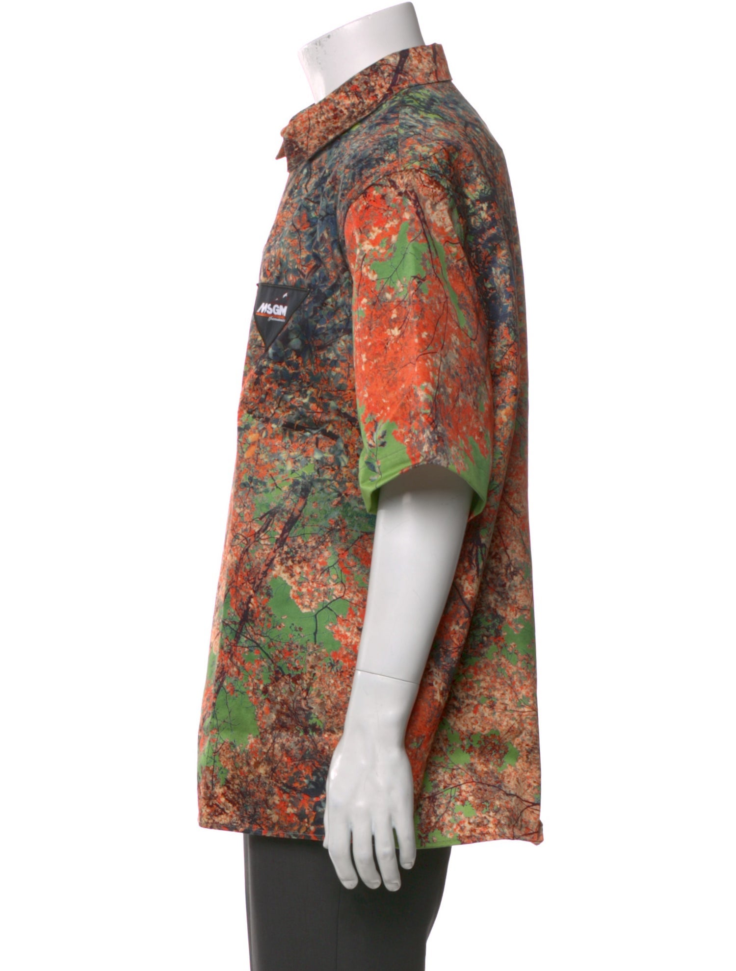 MSGM Printed Short Sleeve Shirt w/ Tags