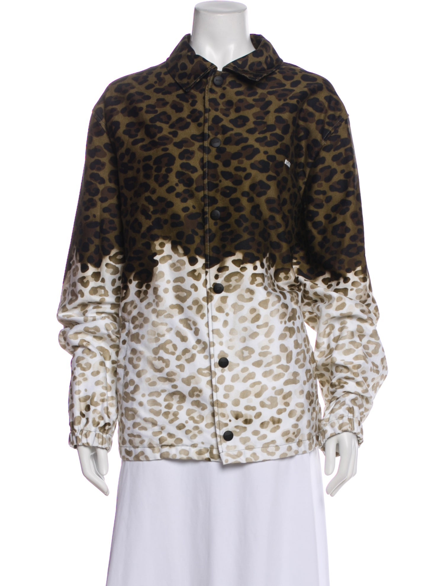 MSGM Animal Print Trucker Jacket w/ Tags