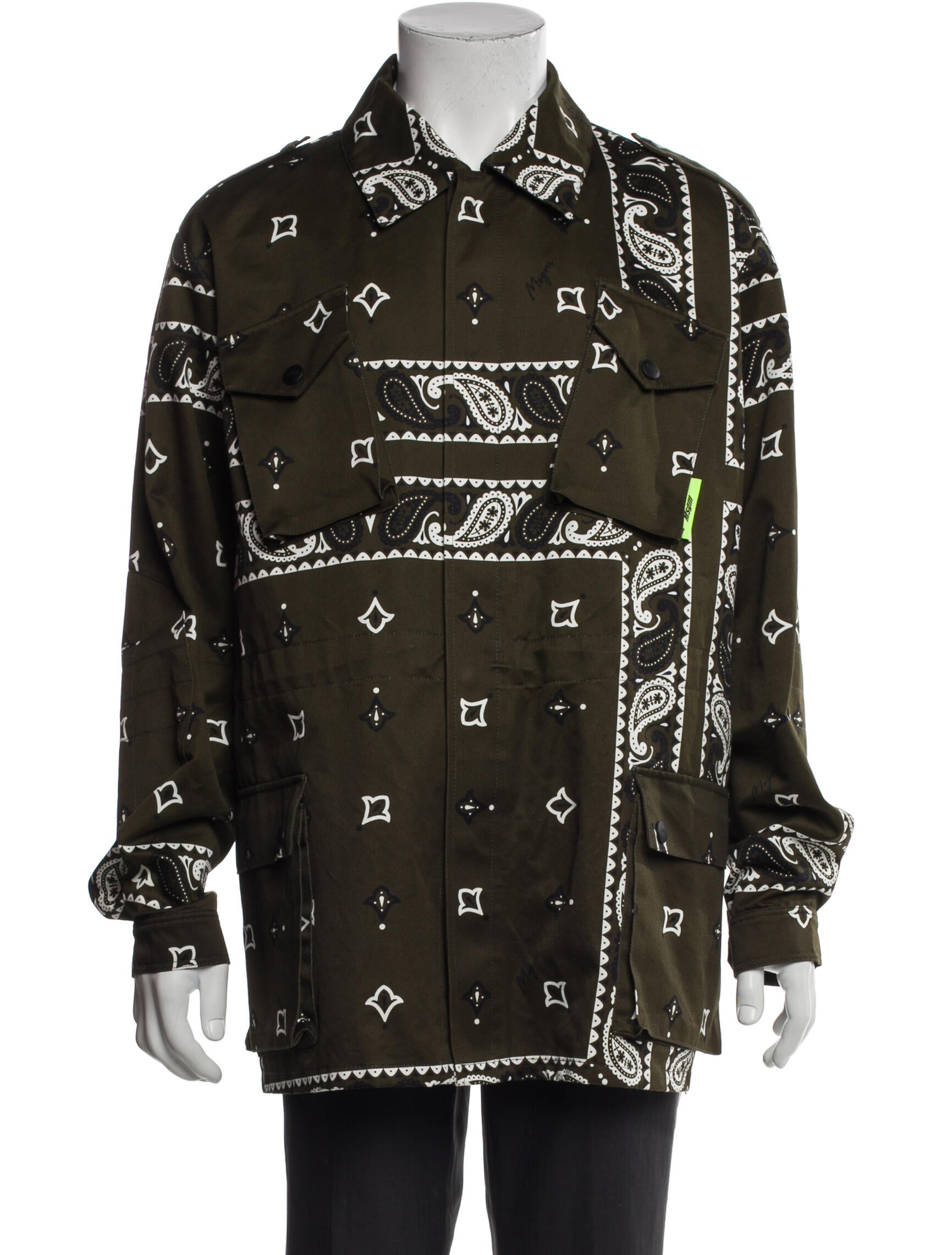 MSGM Paisley Print Coat w/ Tags