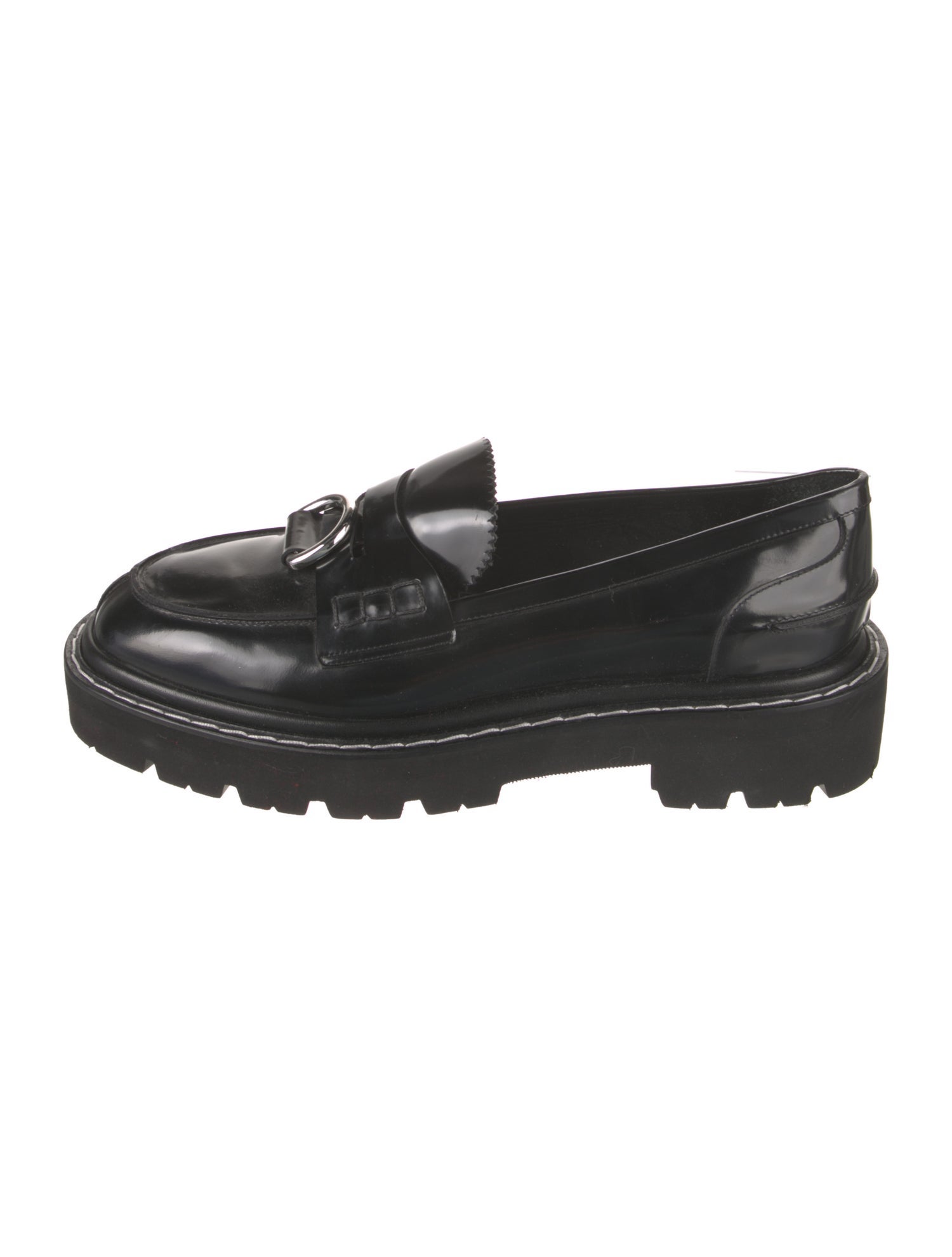 MSGM Leather Loafers