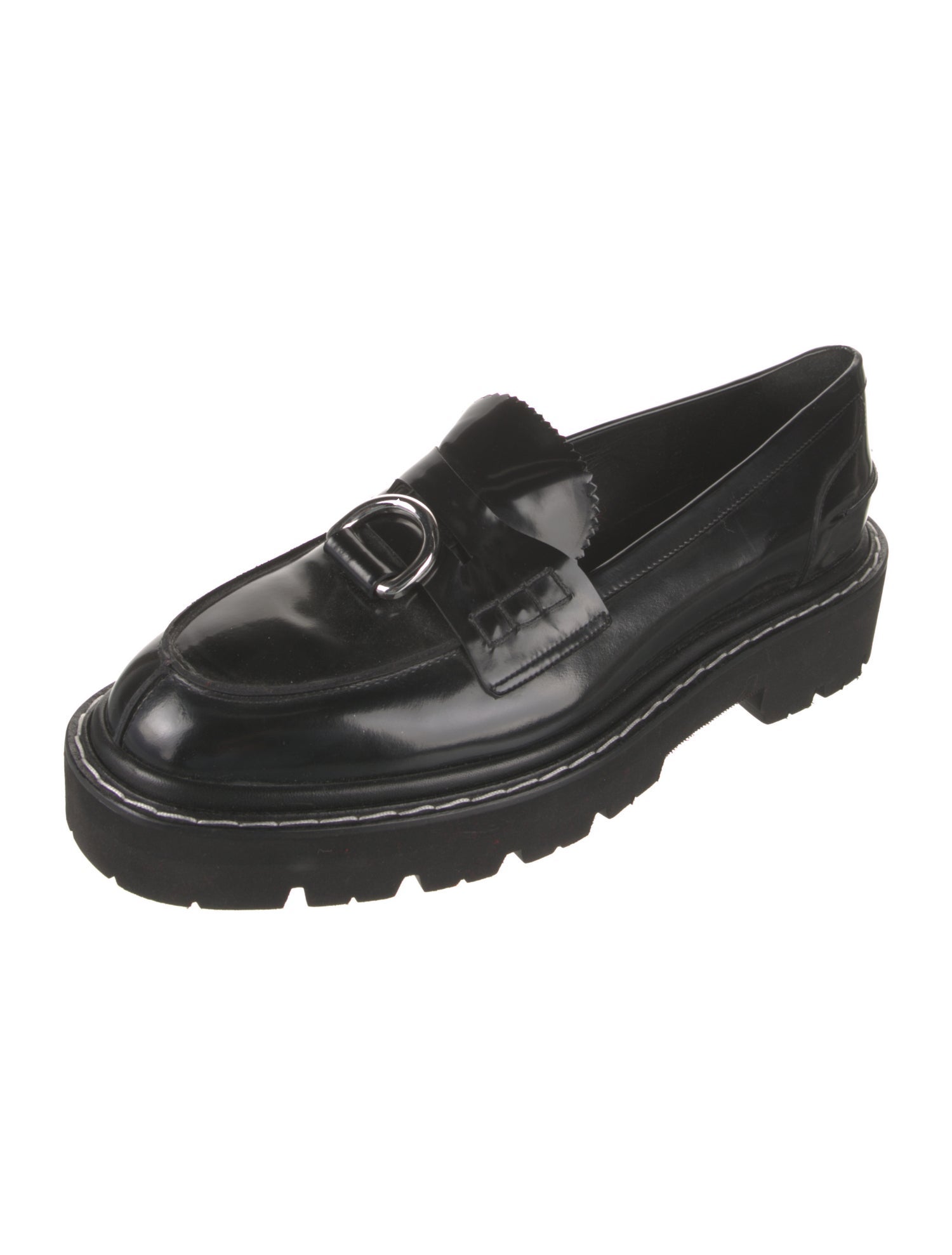 MSGM Leather Loafers